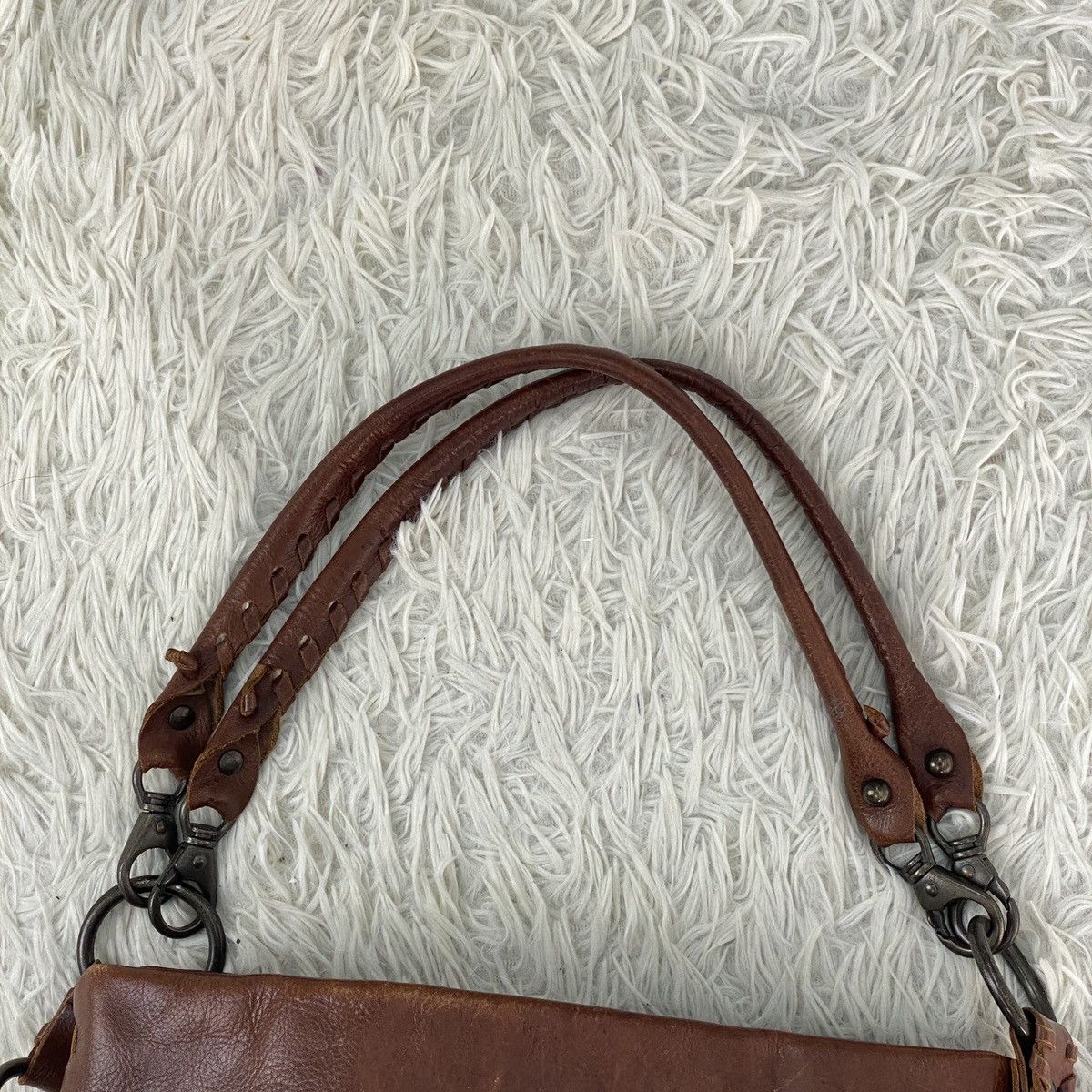 Alfredo Bannister Alfredo Bannister Leather Handbag Size ONE SIZE - 3 Thumbnail