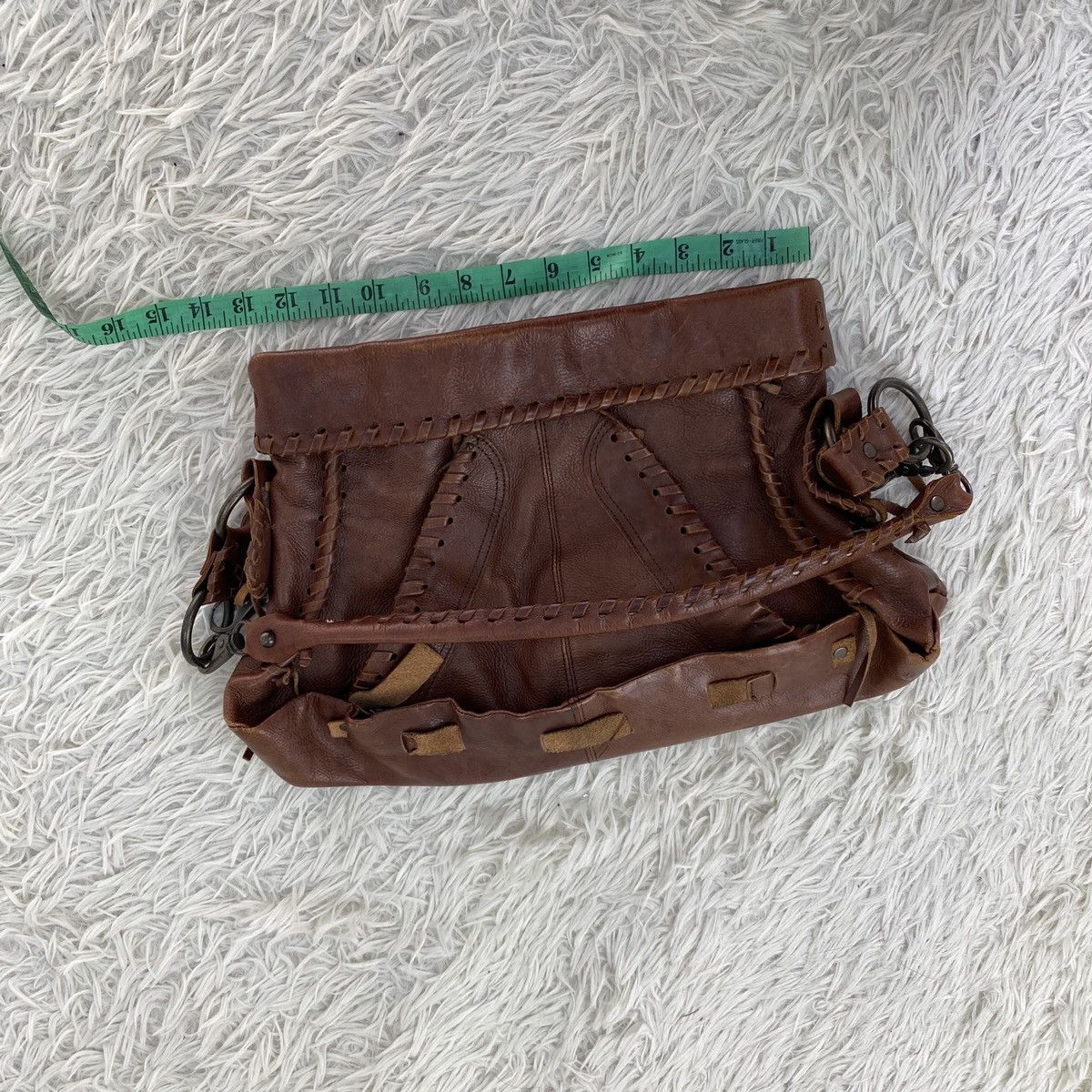 Alfredo Bannister Alfredo Bannister Leather Handbag Size ONE SIZE - 17 Thumbnail
