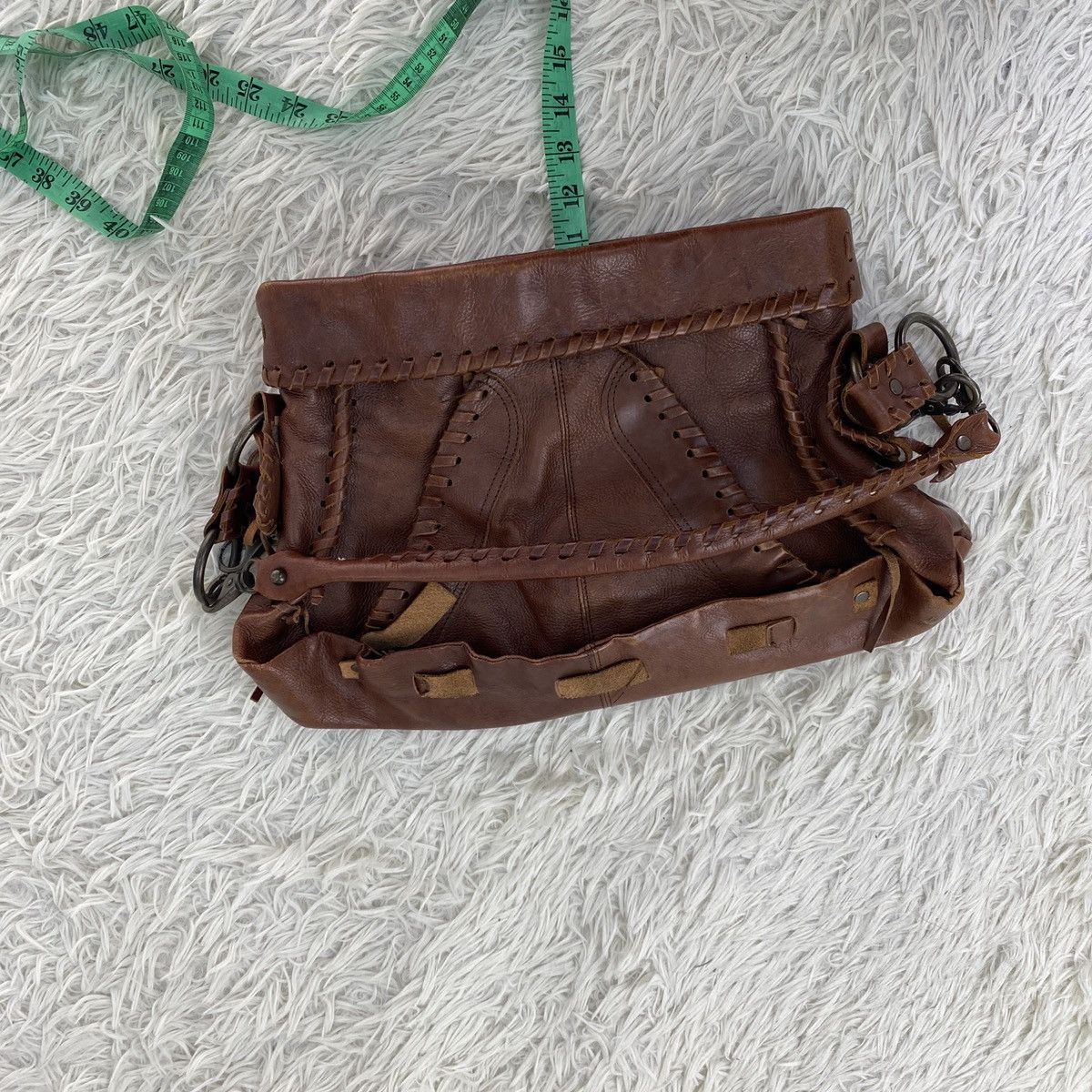 Alfredo Bannister Alfredo Bannister Leather Handbag Size ONE SIZE - 16 Thumbnail