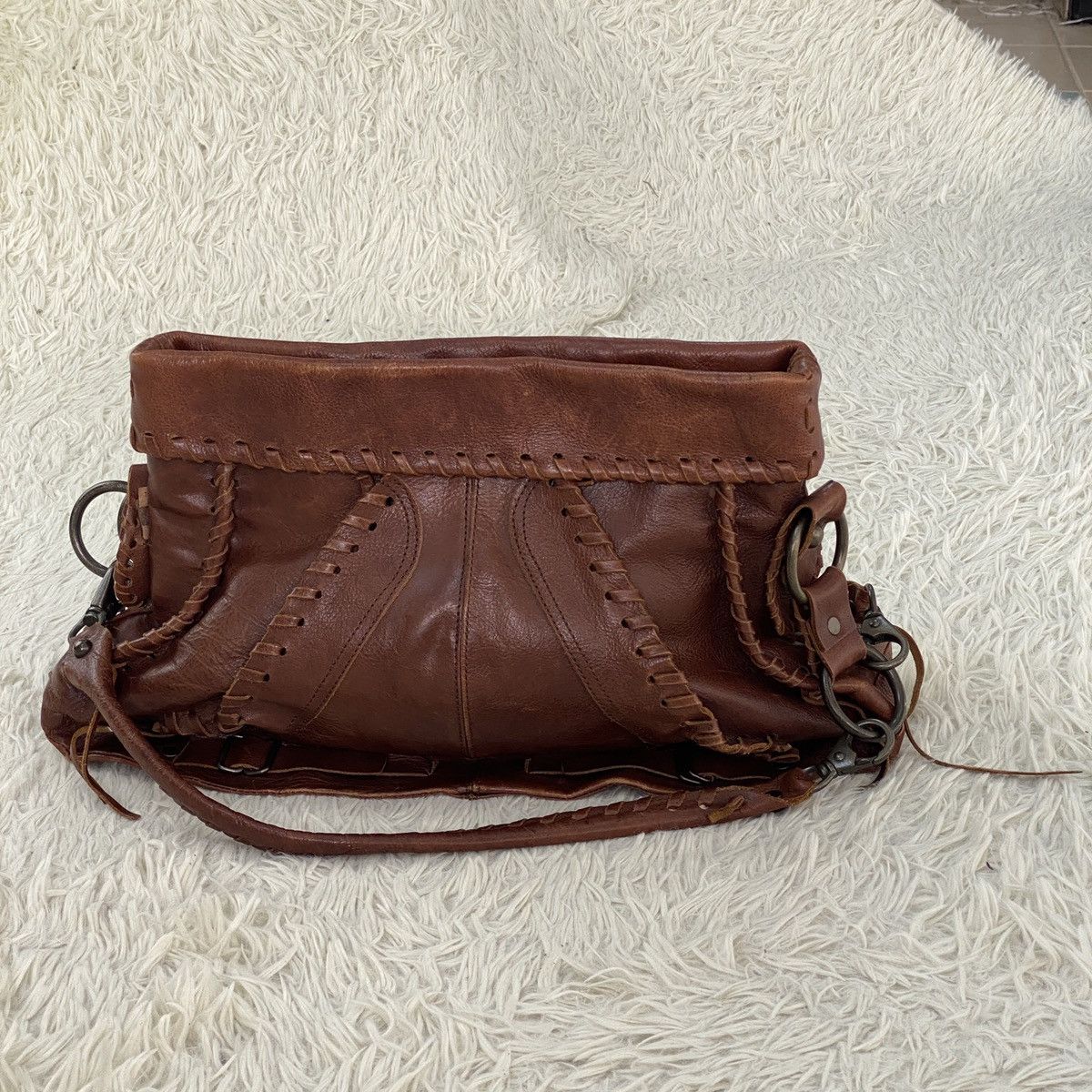 Alfredo Bannister Alfredo Bannister Leather Handbag Size ONE SIZE - 11 Thumbnail