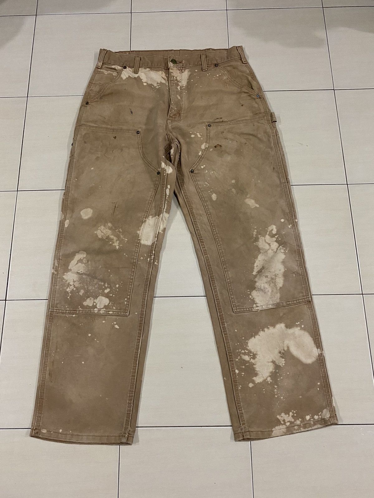 Carhartt Vintage Carhartt Double knee custom canvas size 34 trousers Size US 34 / EU 50 - 17 Thumbnail