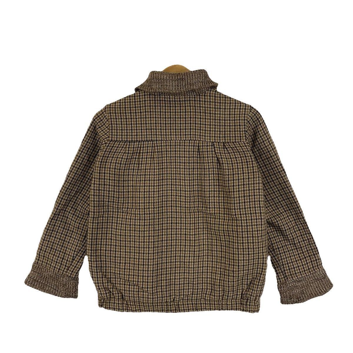 Givenchy × Vintage GIVENCHY ENFANTS Tartan Design Zipper Wool Bomber Jacket Size L / US 10 / IT 46 - 2 Thumbnail