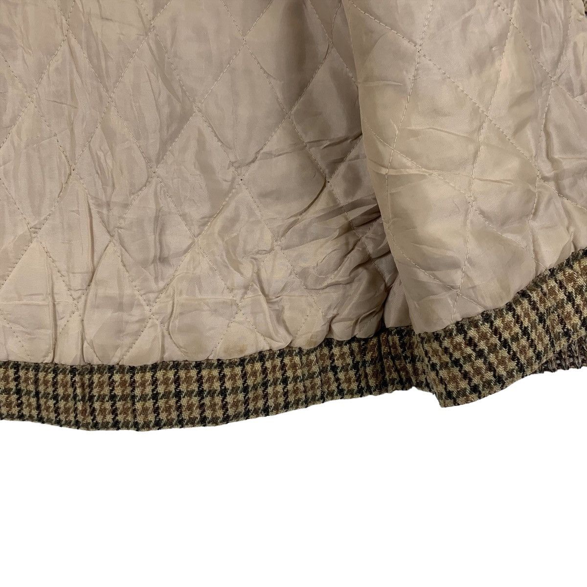 Givenchy × Vintage GIVENCHY ENFANTS Tartan Design Zipper Wool Bomber Jacket Size L / US 10 / IT 46 - 10 Thumbnail