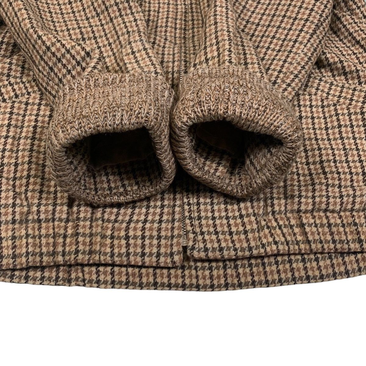 Givenchy × Vintage GIVENCHY ENFANTS Tartan Design Zipper Wool Bomber Jacket Size L / US 10 / IT 46 - 9 Thumbnail