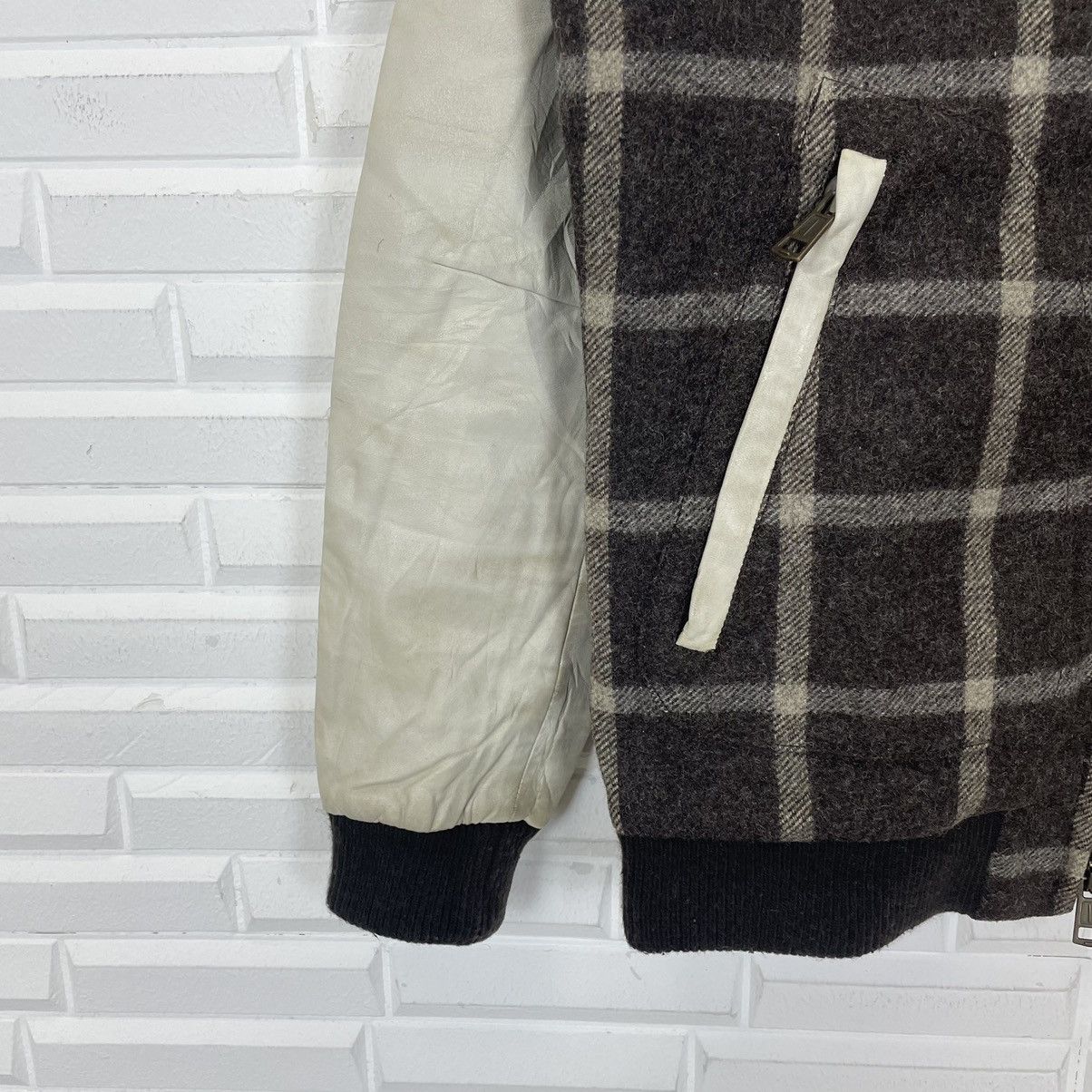 Flannel Japanese Flannel Wool Leather Jacket Size US M / EU 48-50 / 2 - 2 Thumbnail
