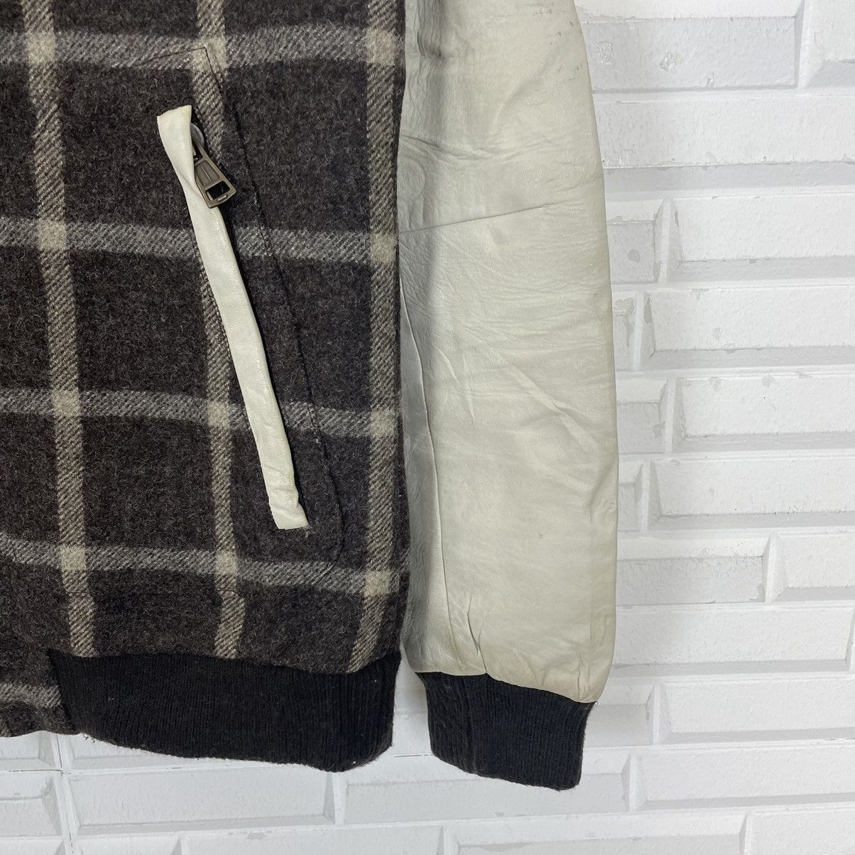 Flannel Japanese Flannel Wool Leather Jacket Size US M / EU 48-50 / 2 - 4 Thumbnail