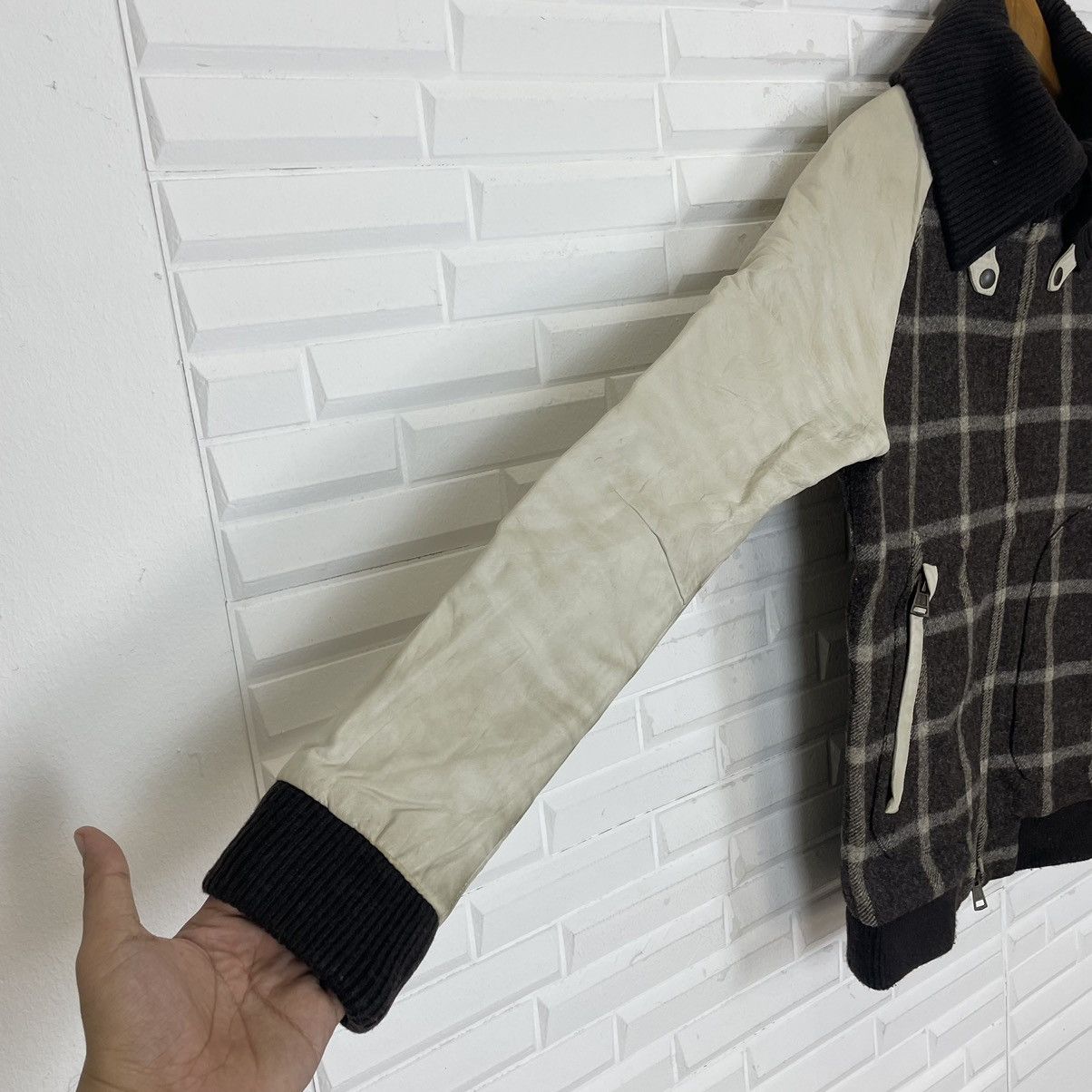 Flannel Japanese Flannel Wool Leather Jacket Size US M / EU 48-50 / 2 - 7 Thumbnail