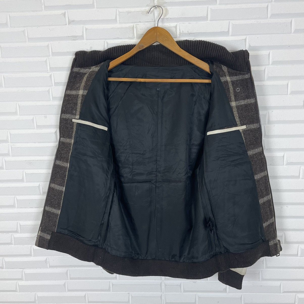 Flannel Japanese Flannel Wool Leather Jacket Size US M / EU 48-50 / 2 - 15 Thumbnail