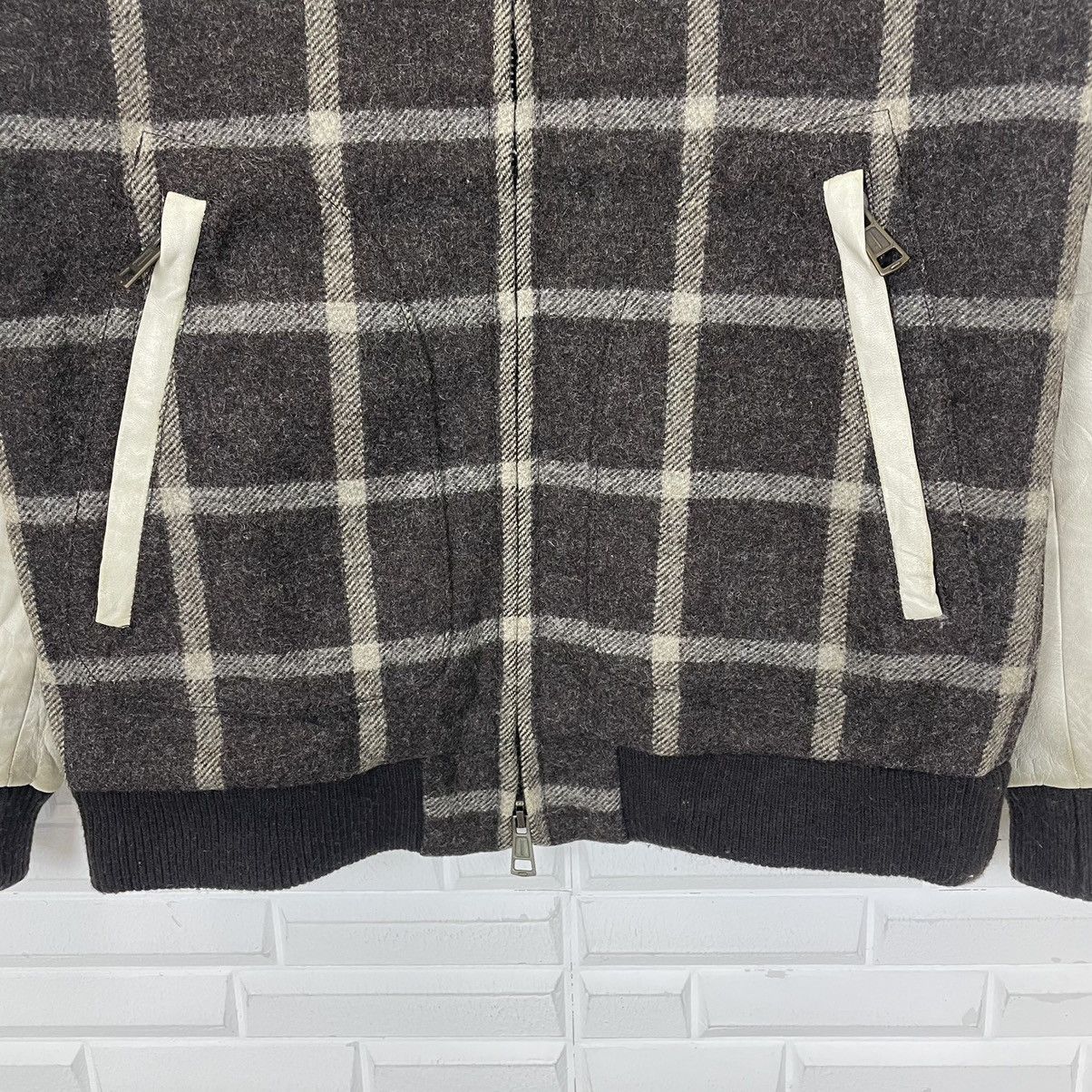 Flannel Japanese Flannel Wool Leather Jacket Size US M / EU 48-50 / 2 - 5 Thumbnail