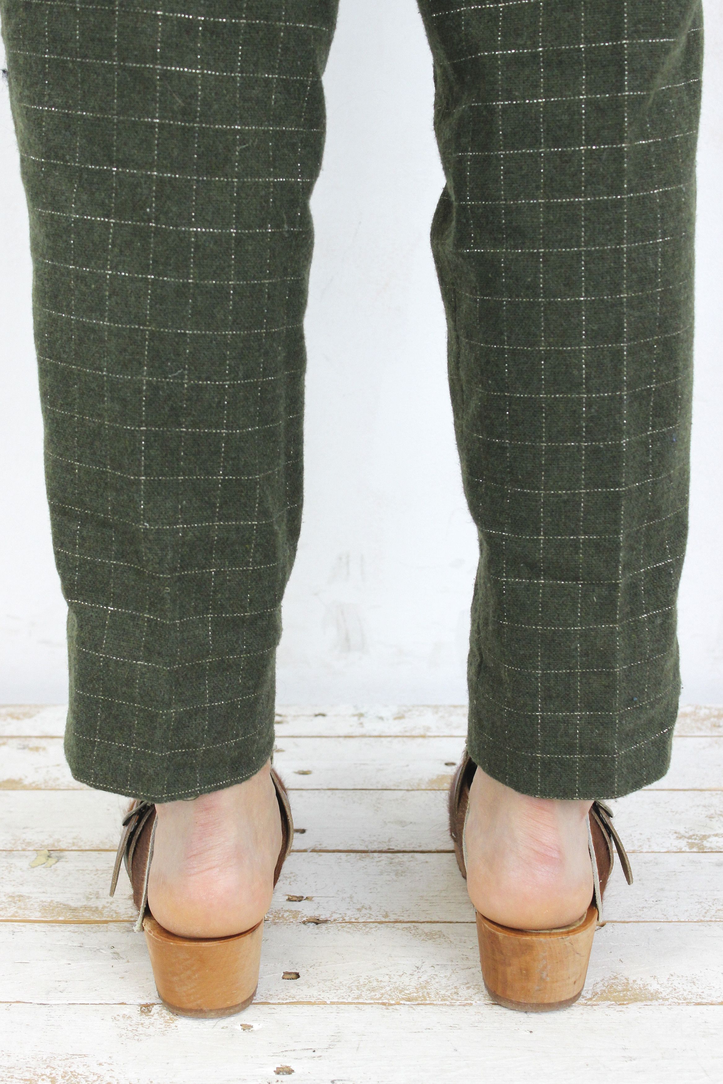 Handmade × Vintage MB Clogs Women's Cow Fur Hide Sandals Cowhide Wooden EU 39 Size US 8 / IT 38 - 6 Thumbnail