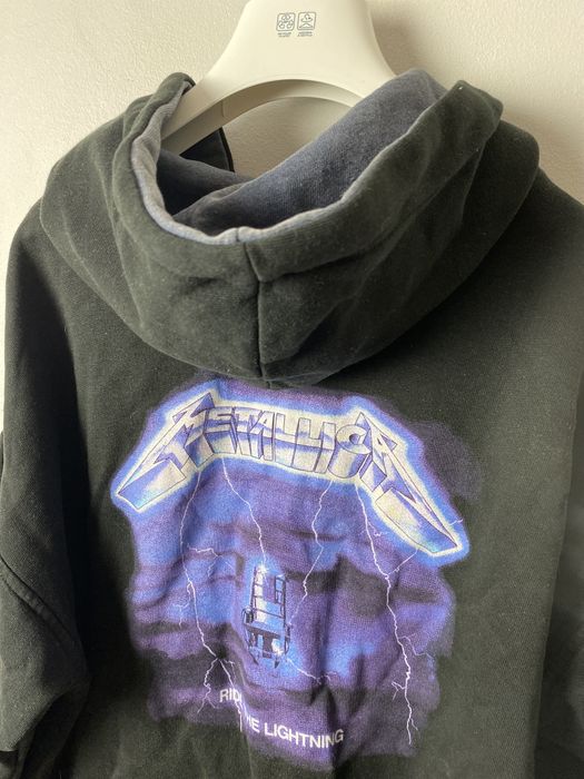 Metallica Metallica Ride The Lightning zipup hoodie Grailed