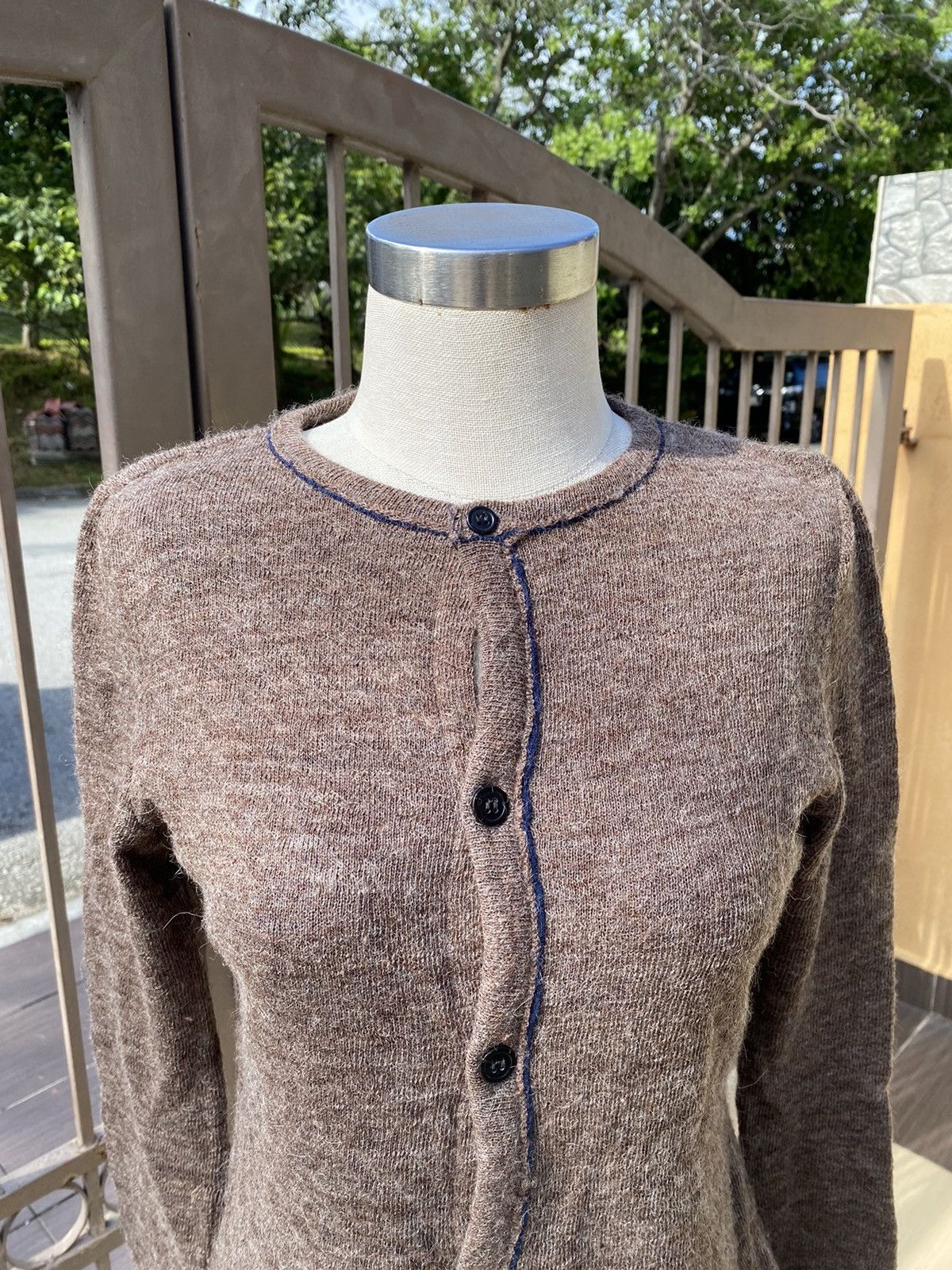 Yohji Yamamoto brown cardigan Size M / US 6-8 / IT 42-44 - 2 Thumbnail
