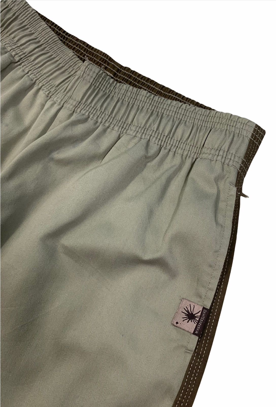 Maison MIHARA YASUHIRO 🇯🇵 20/21AW Two-Toned Layered Cargo Trousers Size US 32 / EU 48 - 3 Thumbnail