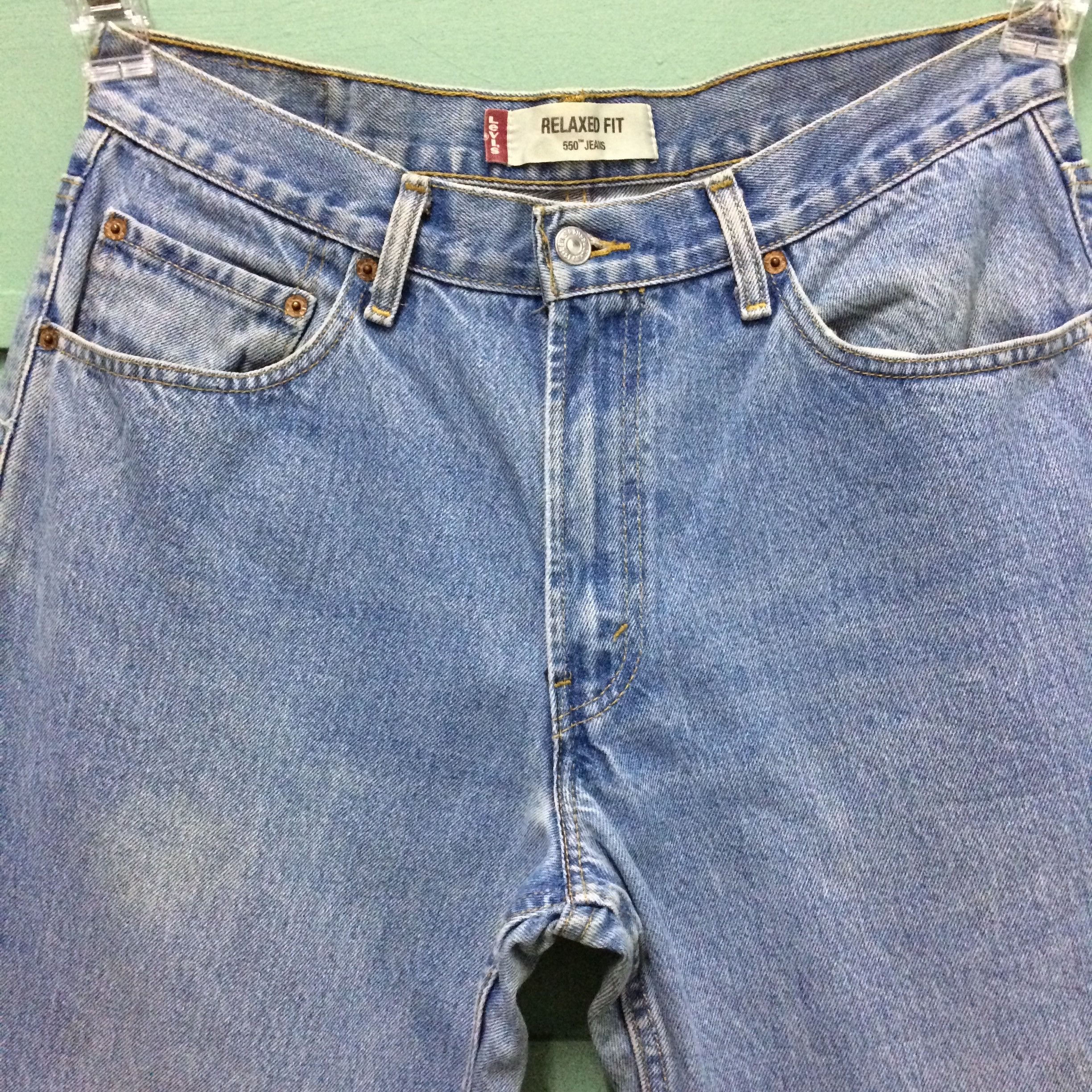 Jean × Levi's Levis 550 Light Wash Jeans #B-176 Size US 32 / EU 48 - 4 Thumbnail