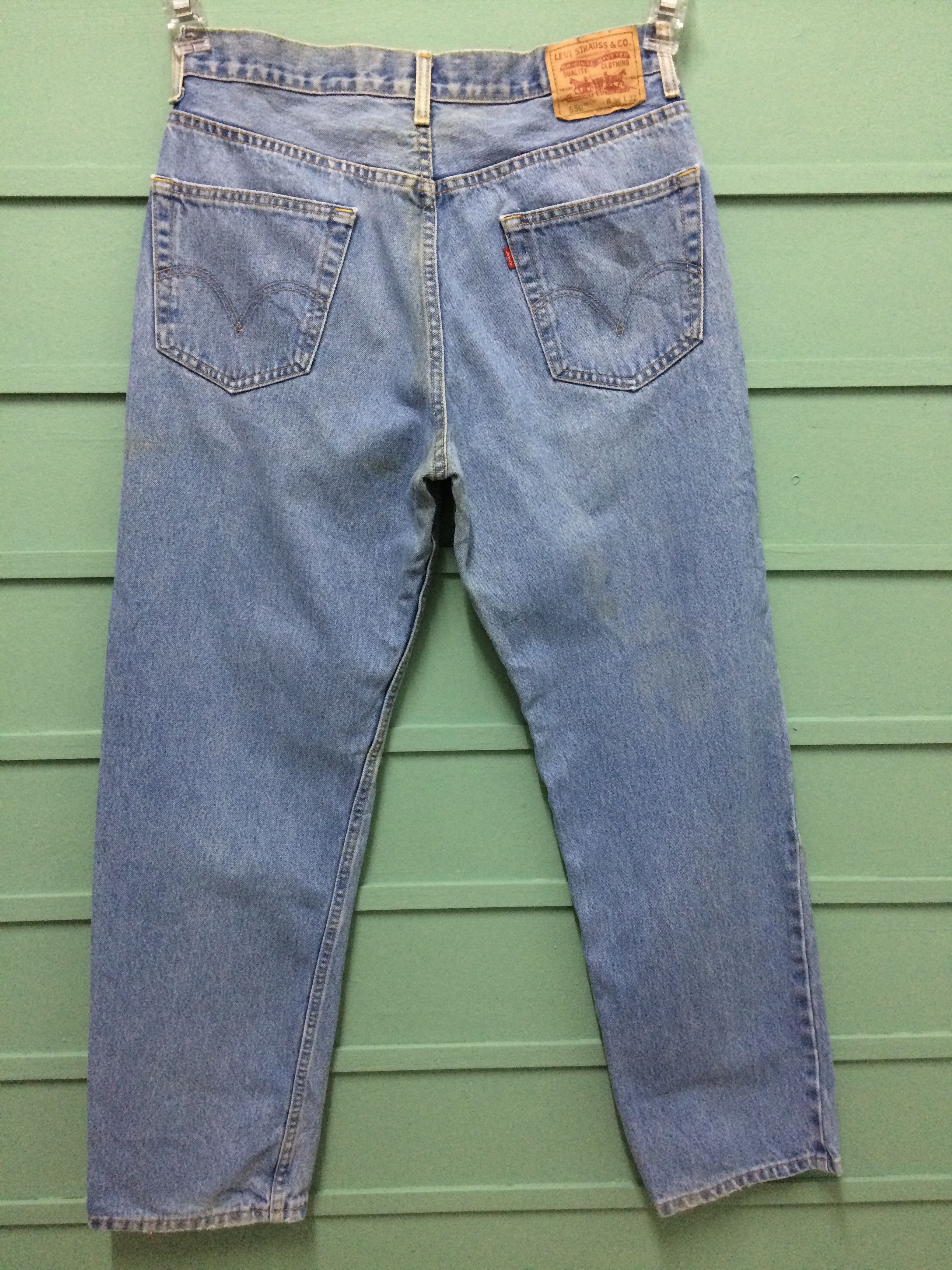 Jean × Levi's Levis 550 Light Wash Jeans #B-176 Size US 32 / EU 48 - 2 Thumbnail