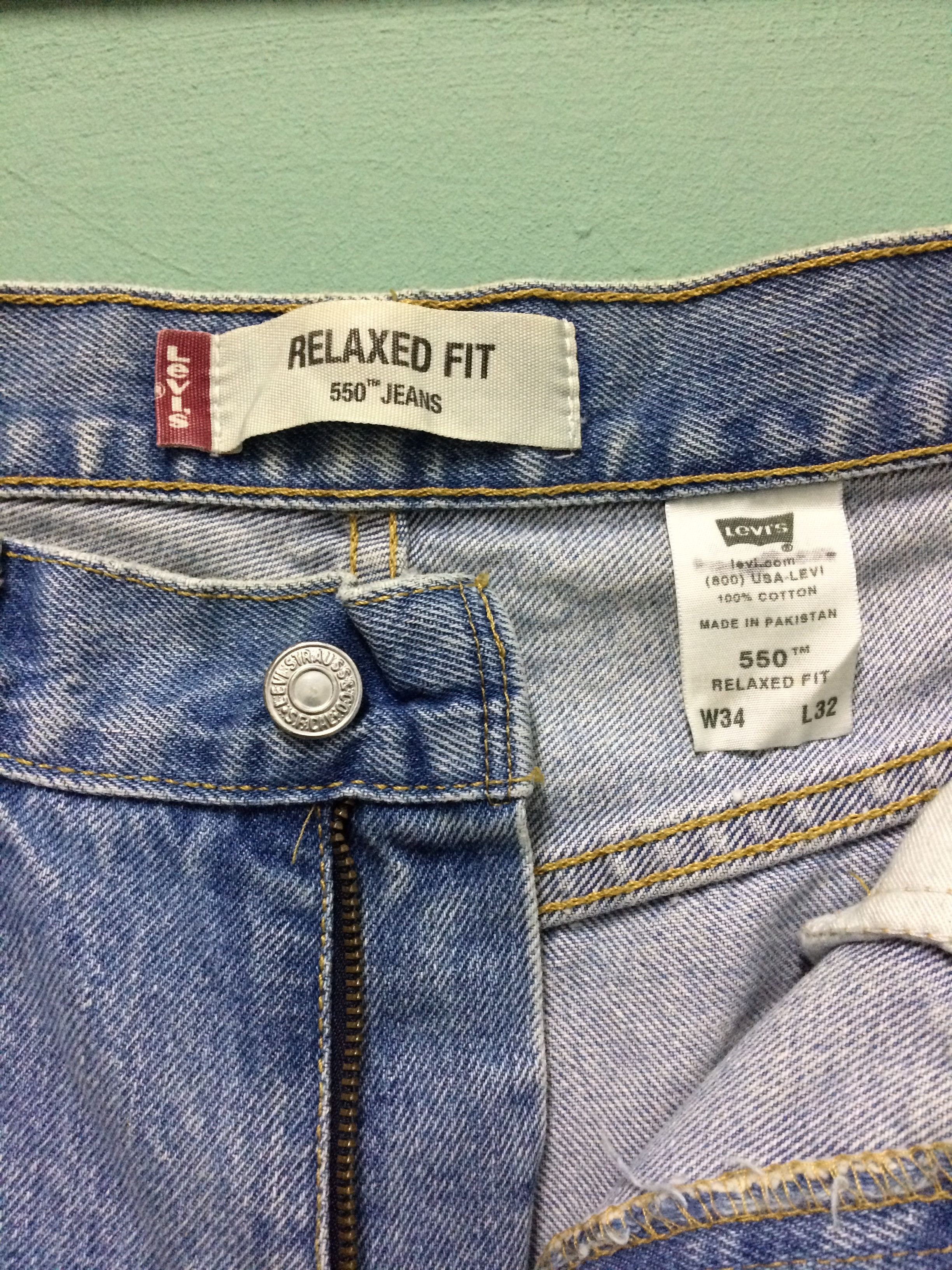 Jean × Levi's Levis 550 Light Wash Jeans #B-176 Size US 32 / EU 48 - 10 Thumbnail