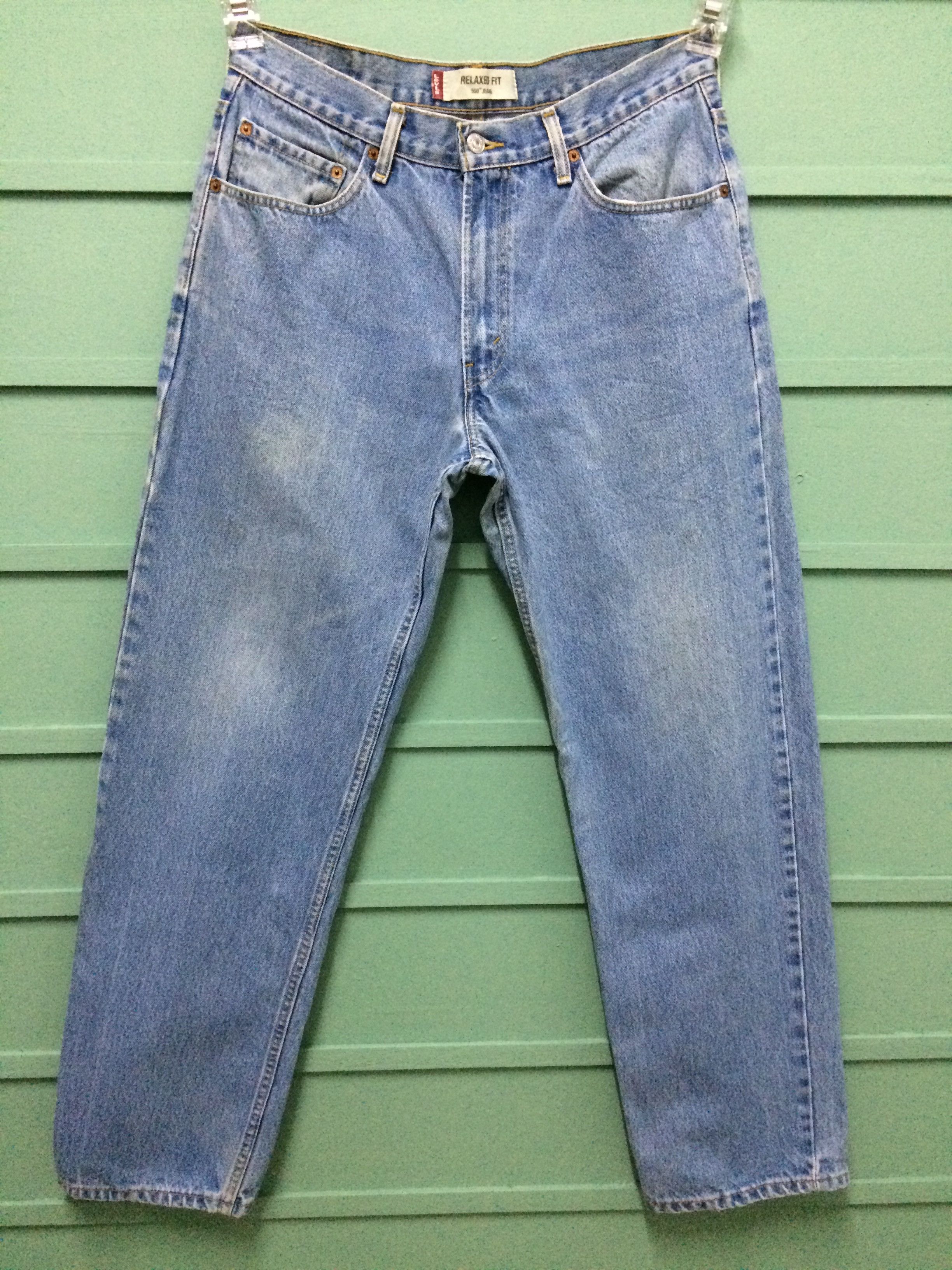 Jean × Levi's Levis 550 Light Wash Jeans #B-176 Size US 32 / EU 48 - 3 Thumbnail
