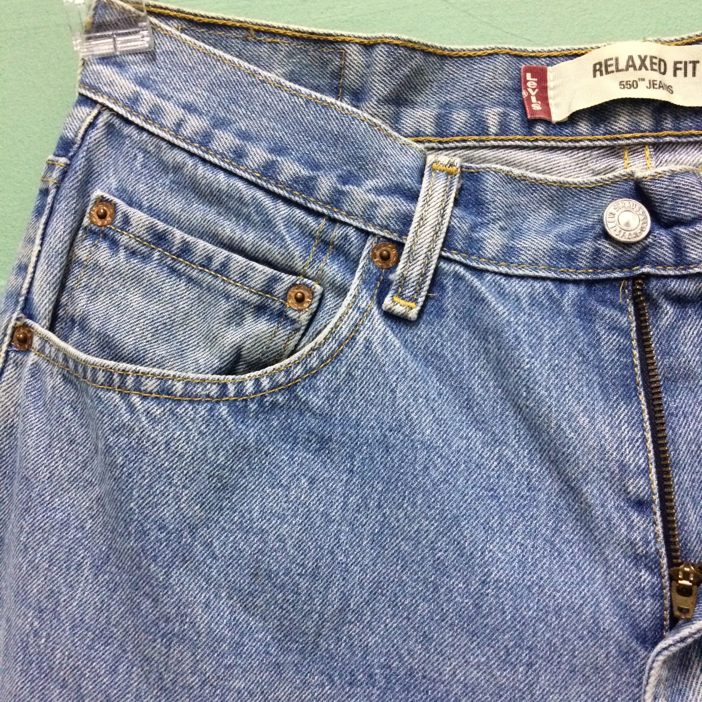 Jean × Levi's Levis 550 Light Wash Jeans #B-176 Size US 32 / EU 48 - 5 Thumbnail