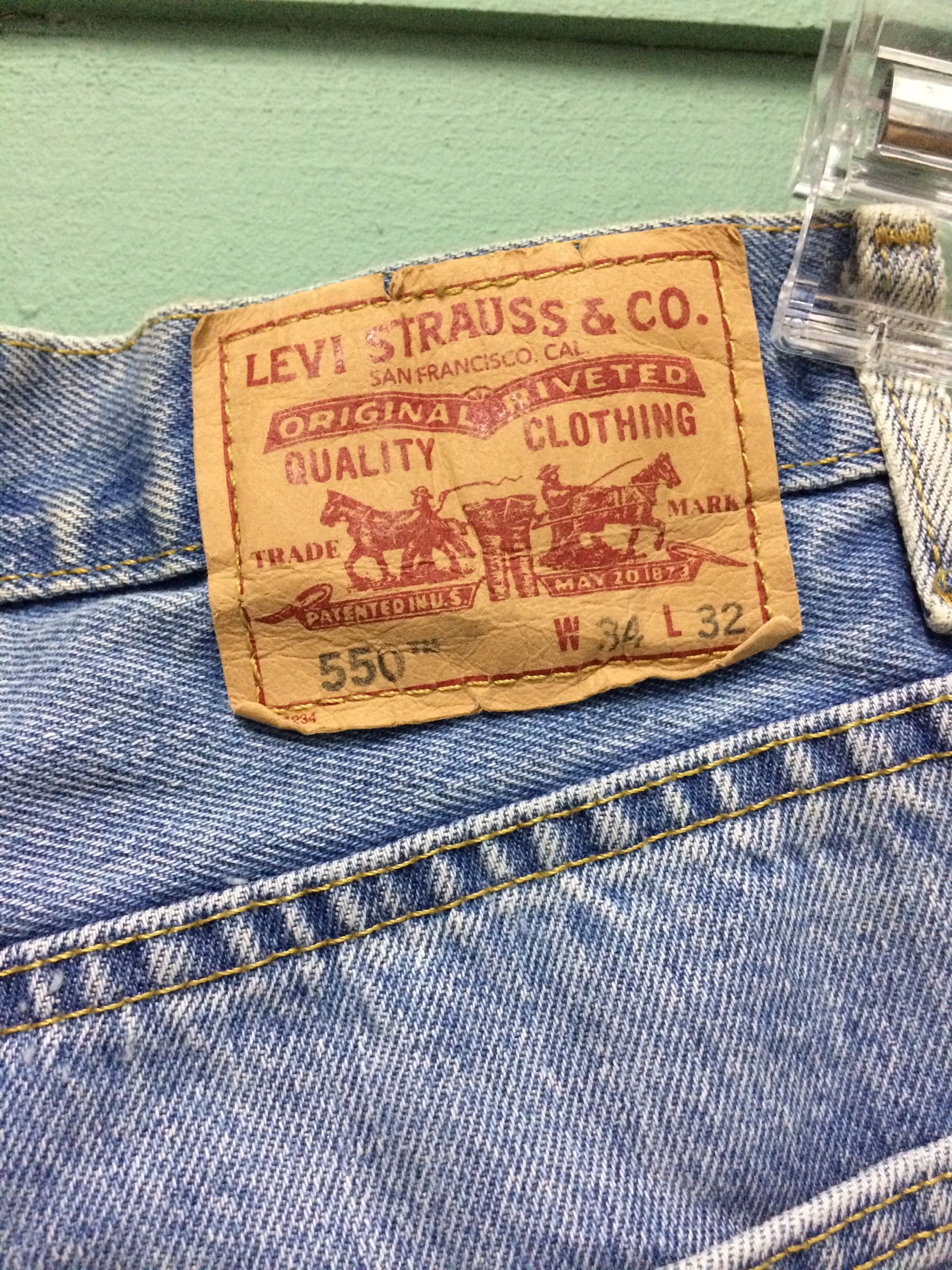 Jean × Levi's Levis 550 Light Wash Jeans #B-176 Size US 32 / EU 48 - 9 Thumbnail