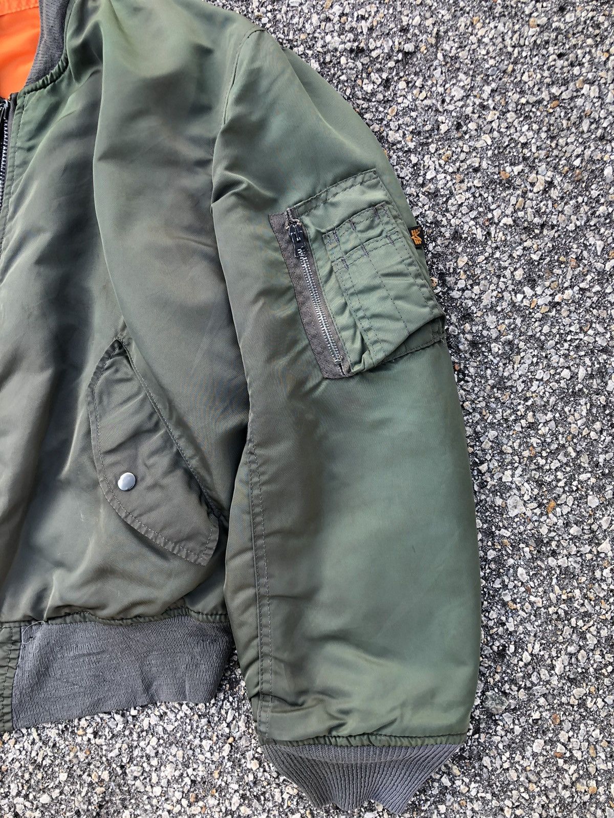 Alpha Industries Alpha Industries Embroidered Logo MA-1 Flying Bomber Jacket Size US L / EU 52-54 / 3 - 4 Thumbnail
