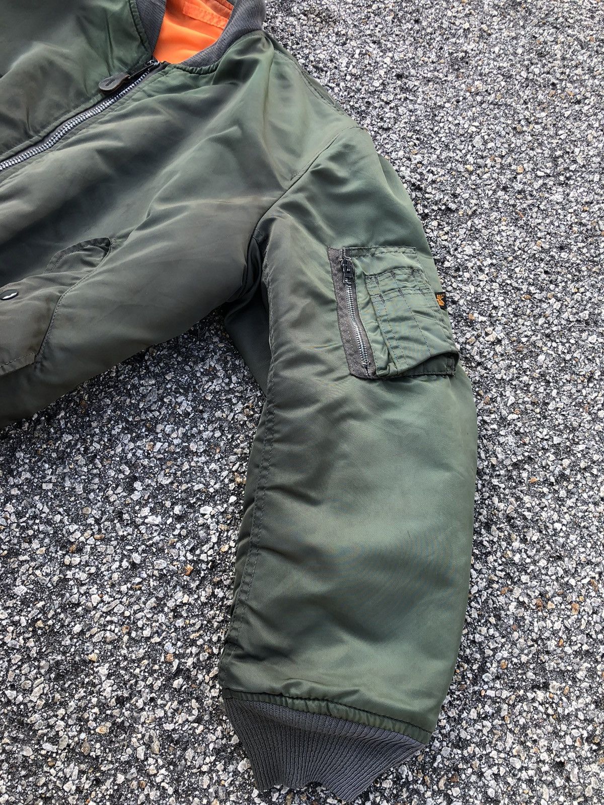 Alpha Industries Alpha Industries Embroidered Logo MA-1 Flying Bomber Jacket Size US L / EU 52-54 / 3 - 6 Thumbnail