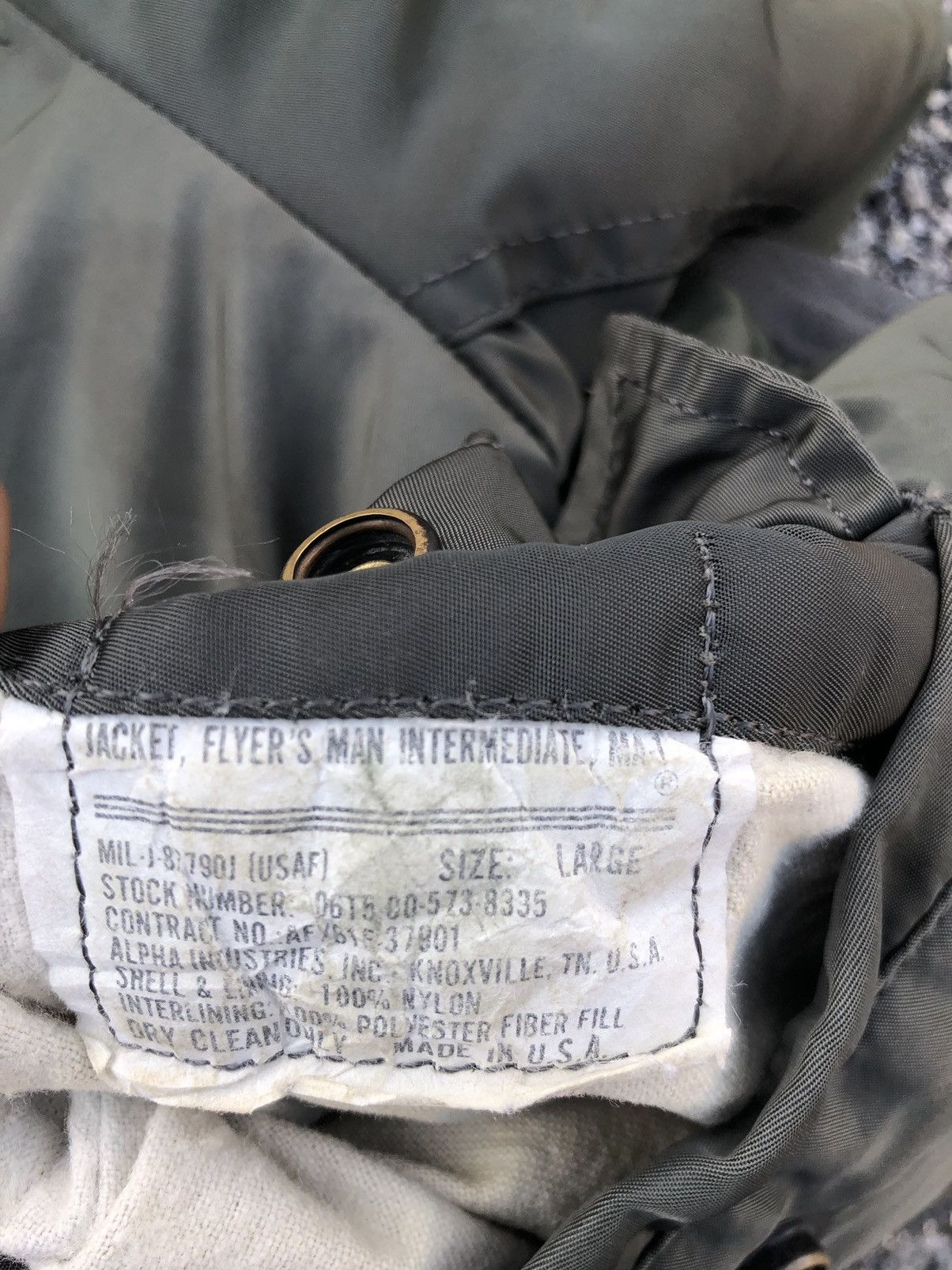 Alpha Industries Alpha Industries Embroidered Logo MA-1 Flying Bomber Jacket Size US L / EU 52-54 / 3 - 15 Thumbnail