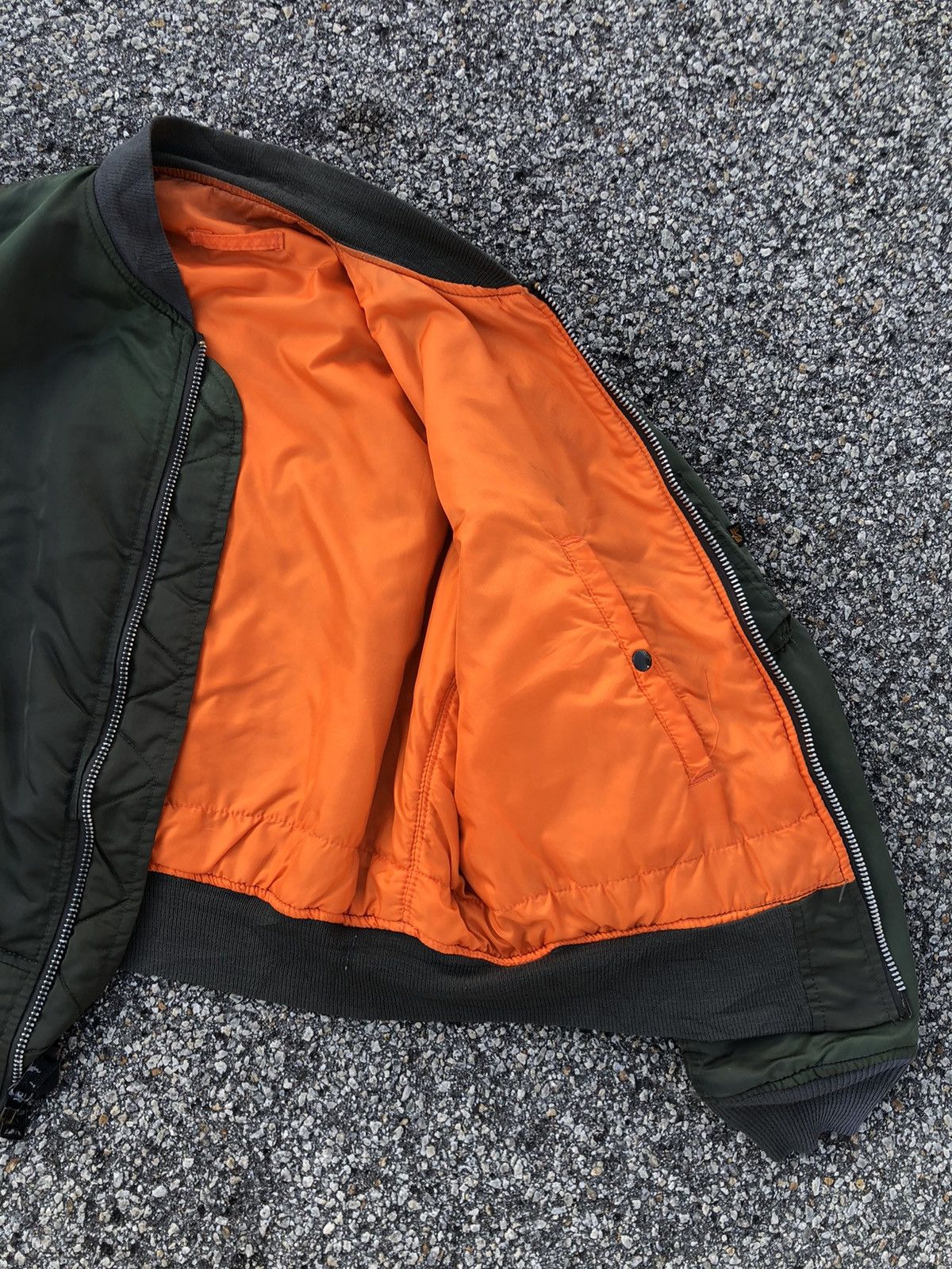 Alpha Industries Alpha Industries Embroidered Logo MA-1 Flying Bomber Jacket Size US L / EU 52-54 / 3 - 8 Thumbnail