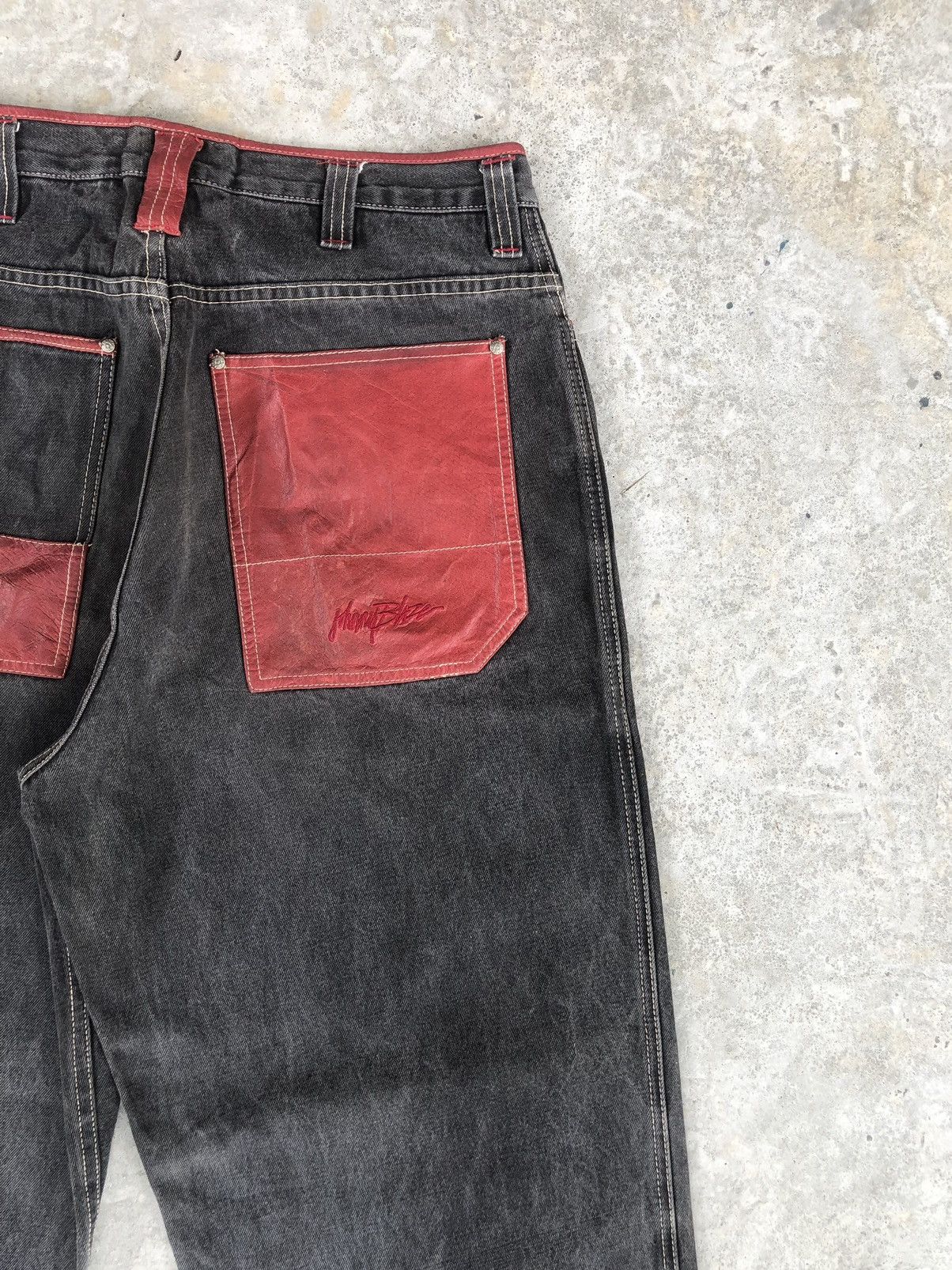 Vintage Y2k Johnny Blaze Baggy Jeans hip hop Distressed Size US 35 - 10 Thumbnail