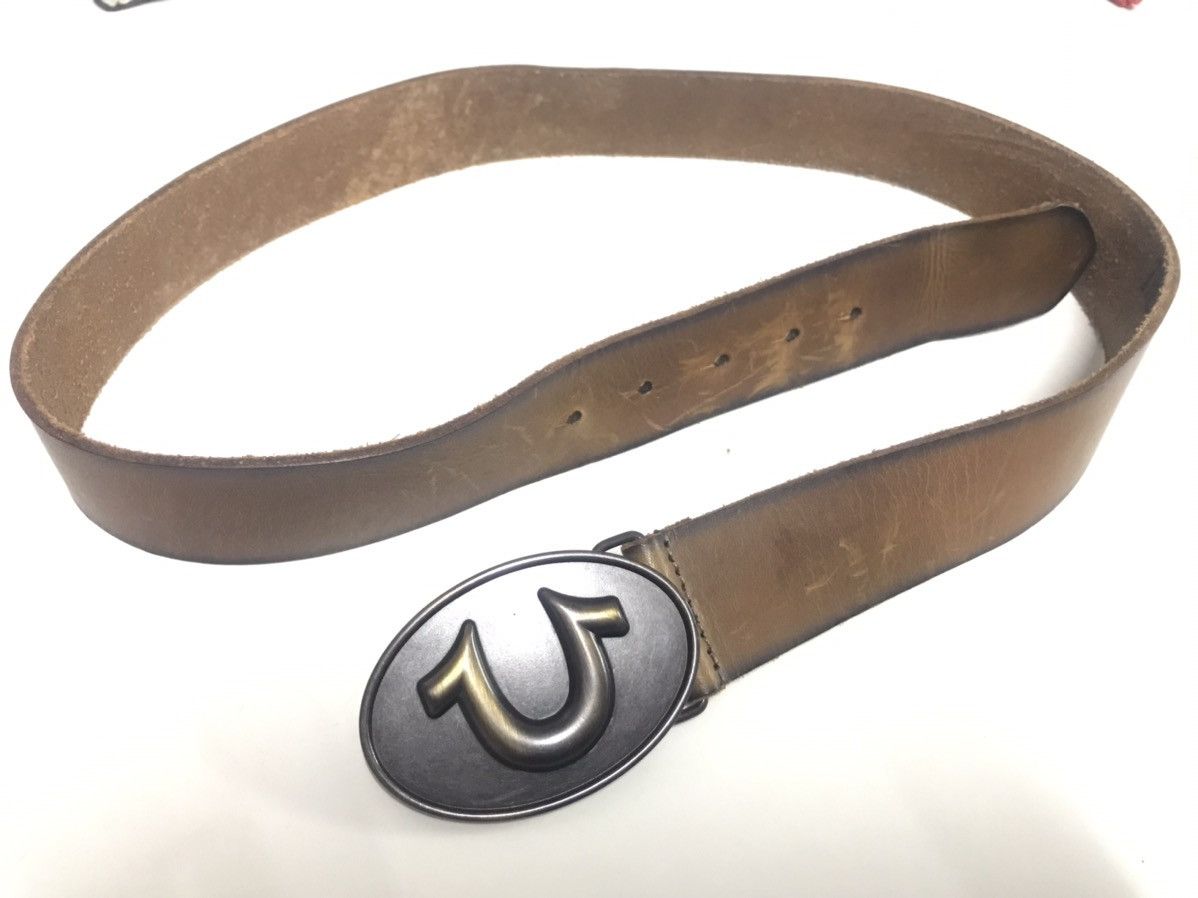 True Religion HOT 🥵 🔥 TRUE RELIGION LOGO BELT Size 30 - 1 Thumbnail