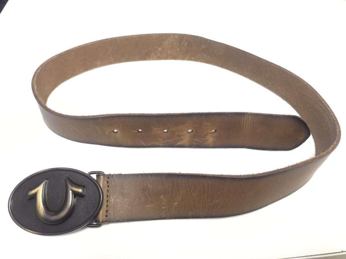 True Religion HOT 🥵 🔥 TRUE RELIGION LOGO BELT Size 30 - 2 Thumbnail