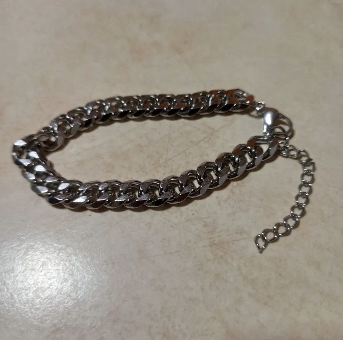 Other 7mm Width Curb Cuban Chain Bracelet Size ONE SIZE - 2 Thumbnail