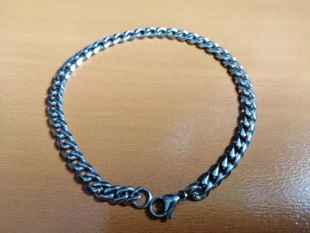 Other 7mm Width Curb Cuban Chain Bracelet Size ONE SIZE - 3 Thumbnail