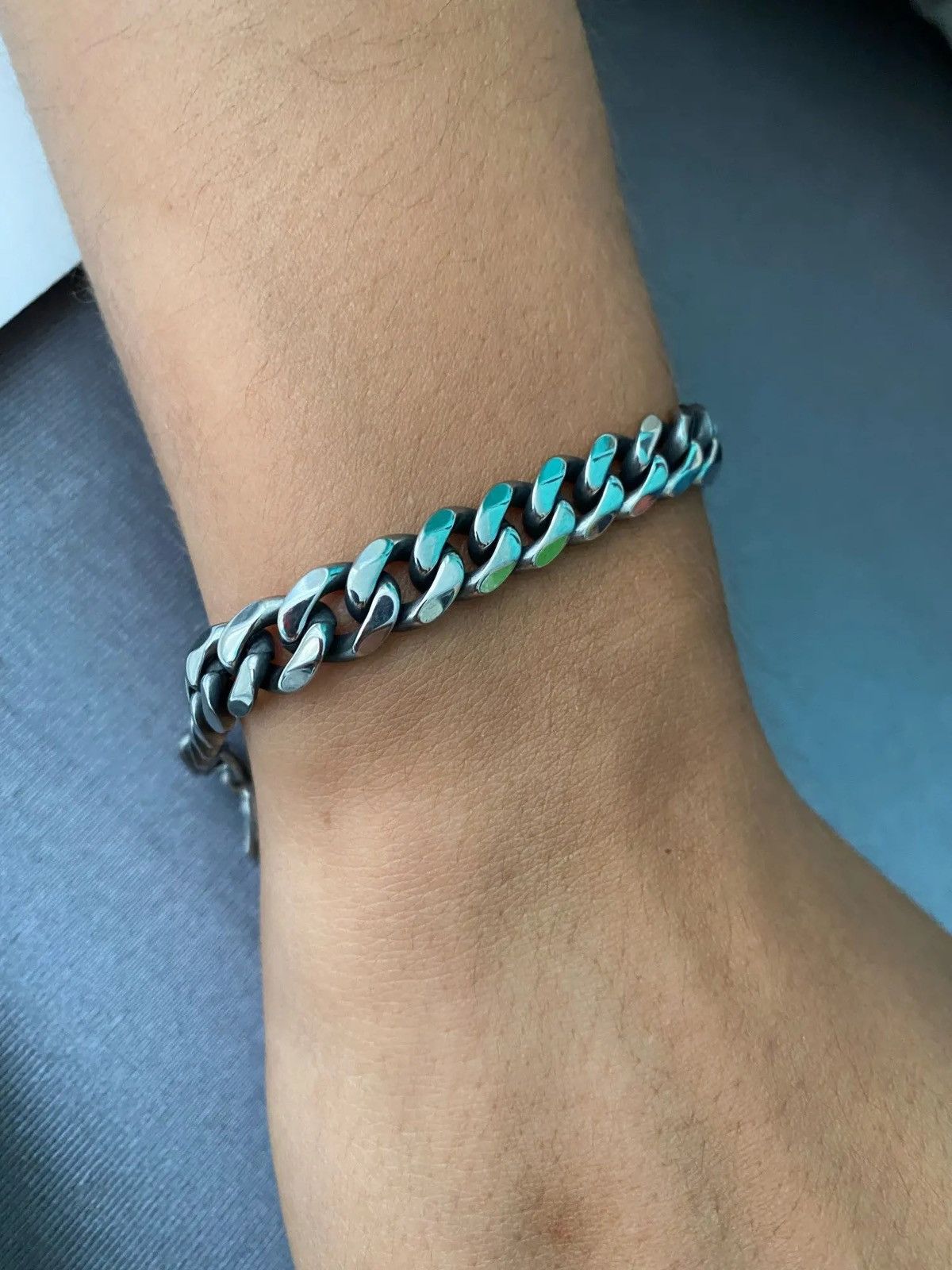 Other 7mm Width Curb Cuban Chain Bracelet Size ONE SIZE - 5 Thumbnail