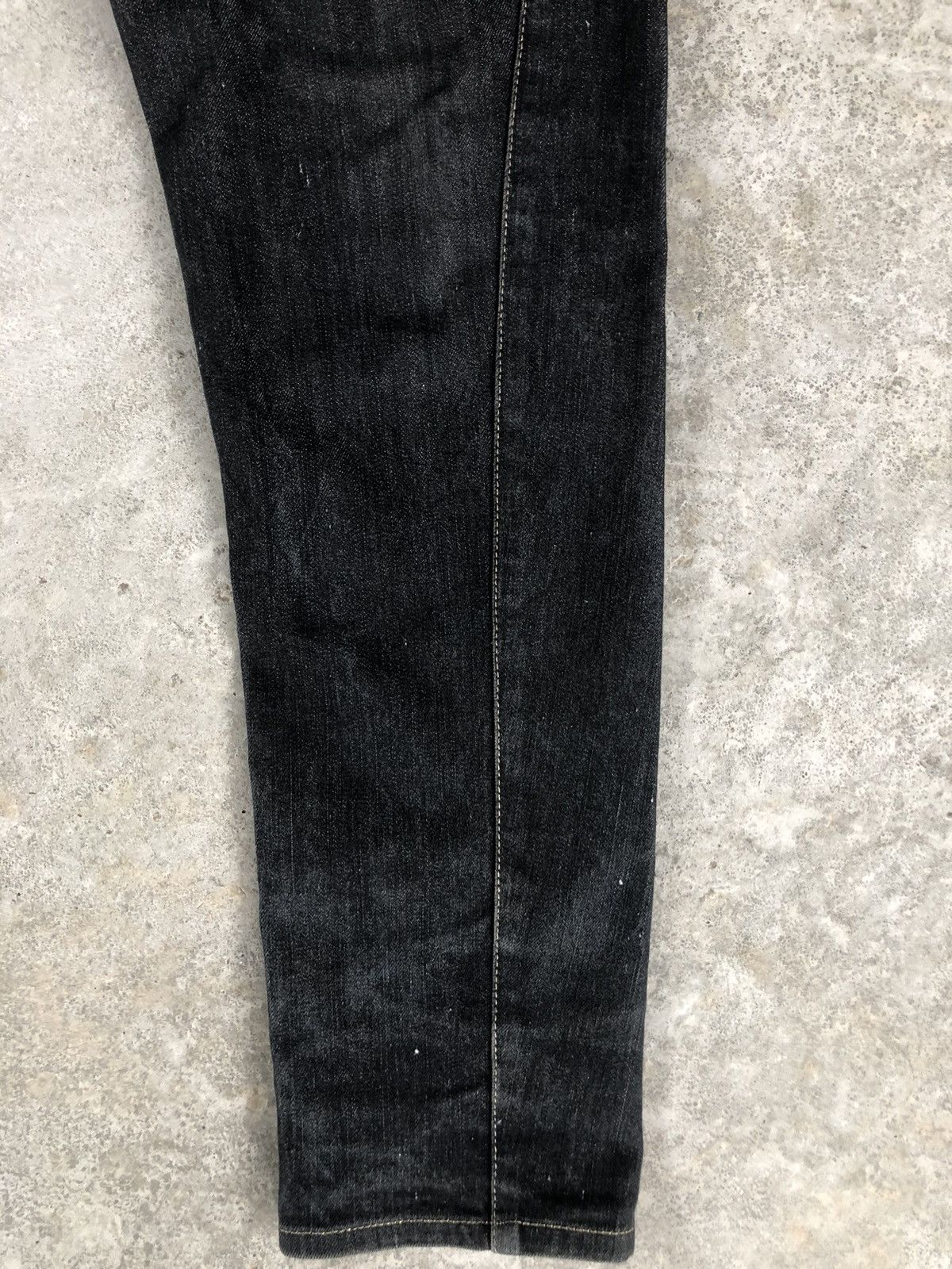 Japanese Brand Japanese Jungle Storm Double Waist Distressed Jeans Size US 33 - 7 Thumbnail