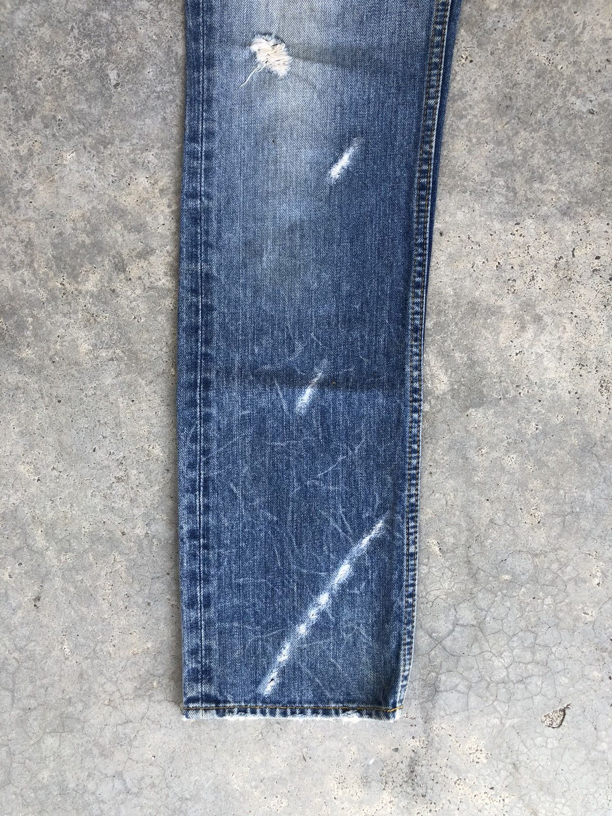 Japanese Brand Japanese Antgauge Double Waist Distressed Jeans Size US 30 / EU 46 - 6 Thumbnail