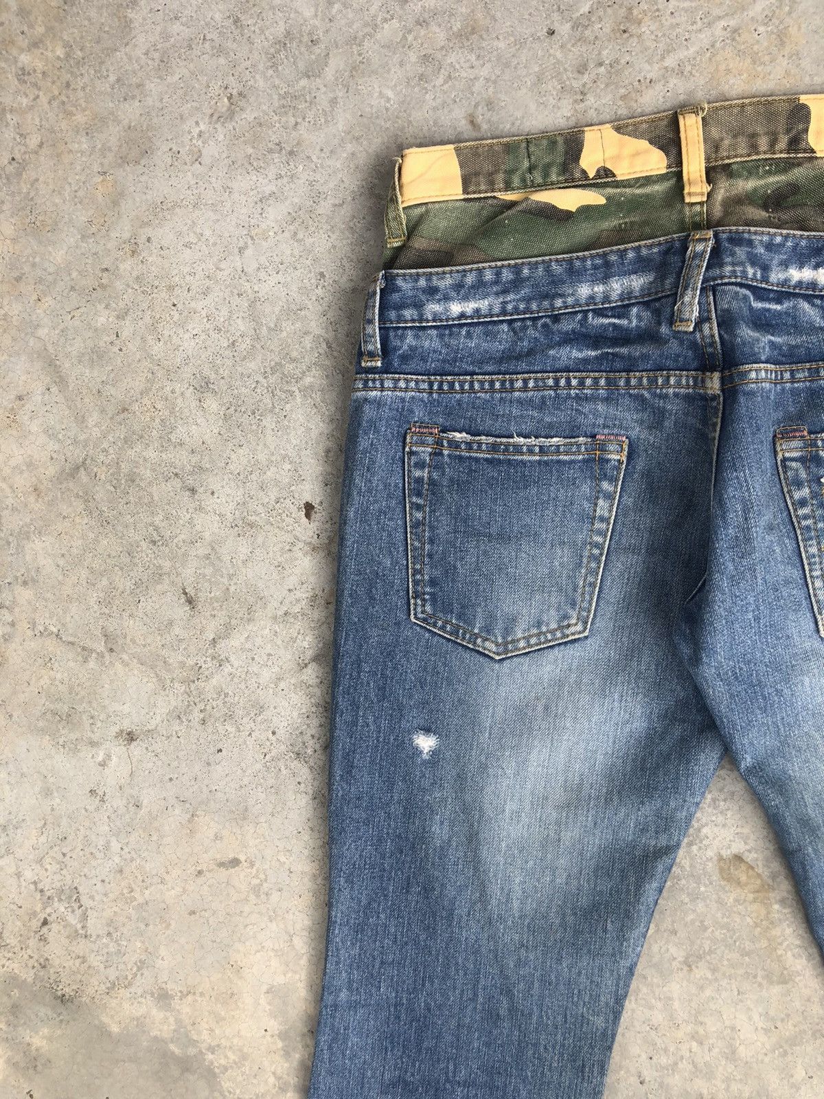 Japanese Brand Japanese Antgauge Double Waist Distressed Jeans Size US 30 / EU 46 - 9 Thumbnail