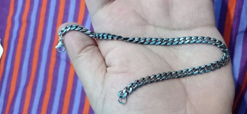 Other 5mm Width Curb Cuban Chain Bracelet Size ONE SIZE - 2 Thumbnail