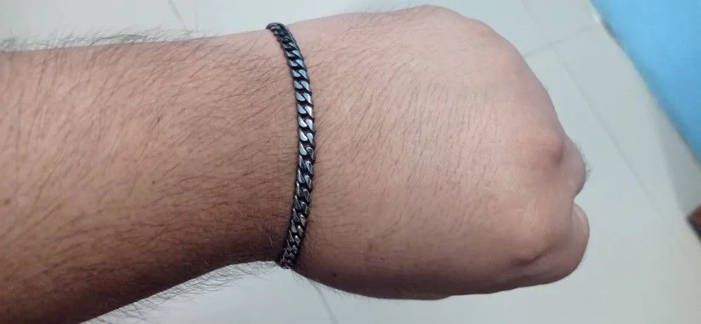Other 5mm Width Curb Cuban Chain Bracelet Size ONE SIZE - 3 Thumbnail