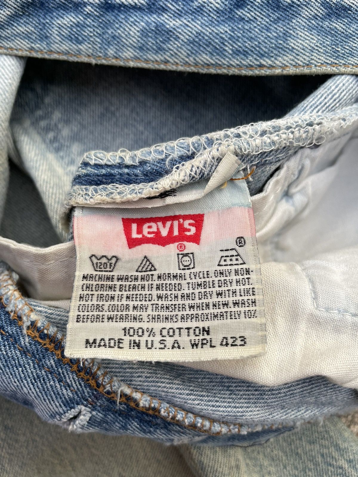 Levi's × Levi's Vintage Clothing Vintage Levi’s 501XX e Single R 1994 Usa Faded Wash Denim 31 Size US 30 / EU 46 - 16 Thumbnail