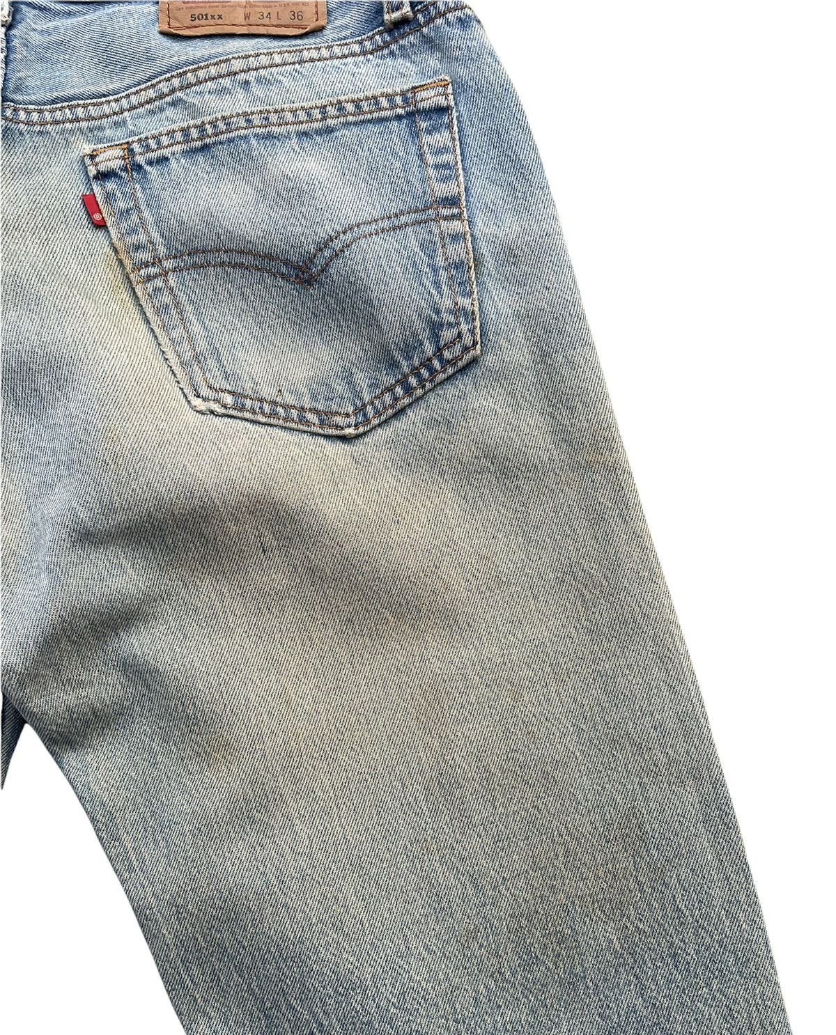 Levi's × Levi's Vintage Clothing Vintage Levi’s 501XX e Single R 1994 Usa Faded Wash Denim 31 Size US 30 / EU 46 - 10 Thumbnail