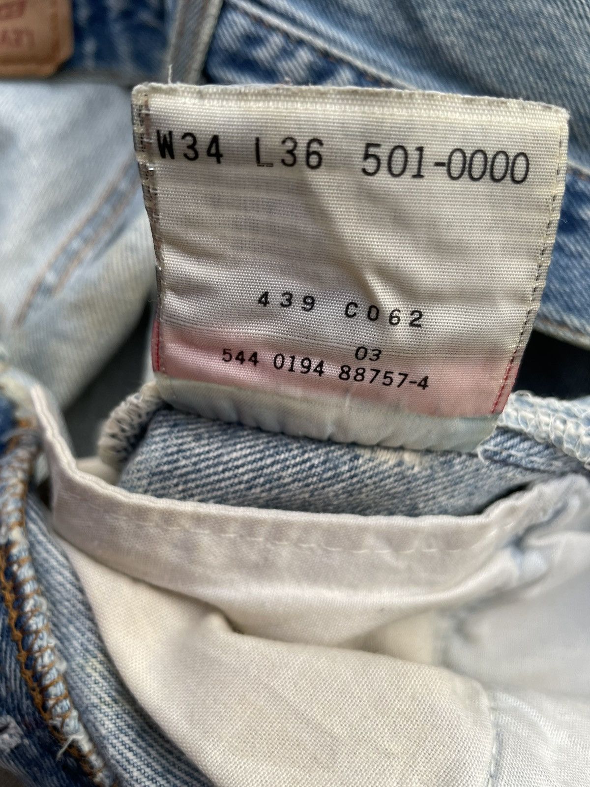 Levi's × Levi's Vintage Clothing Vintage Levi’s 501XX e Single R 1994 Usa Faded Wash Denim 31 Size US 30 / EU 46 - 15 Thumbnail