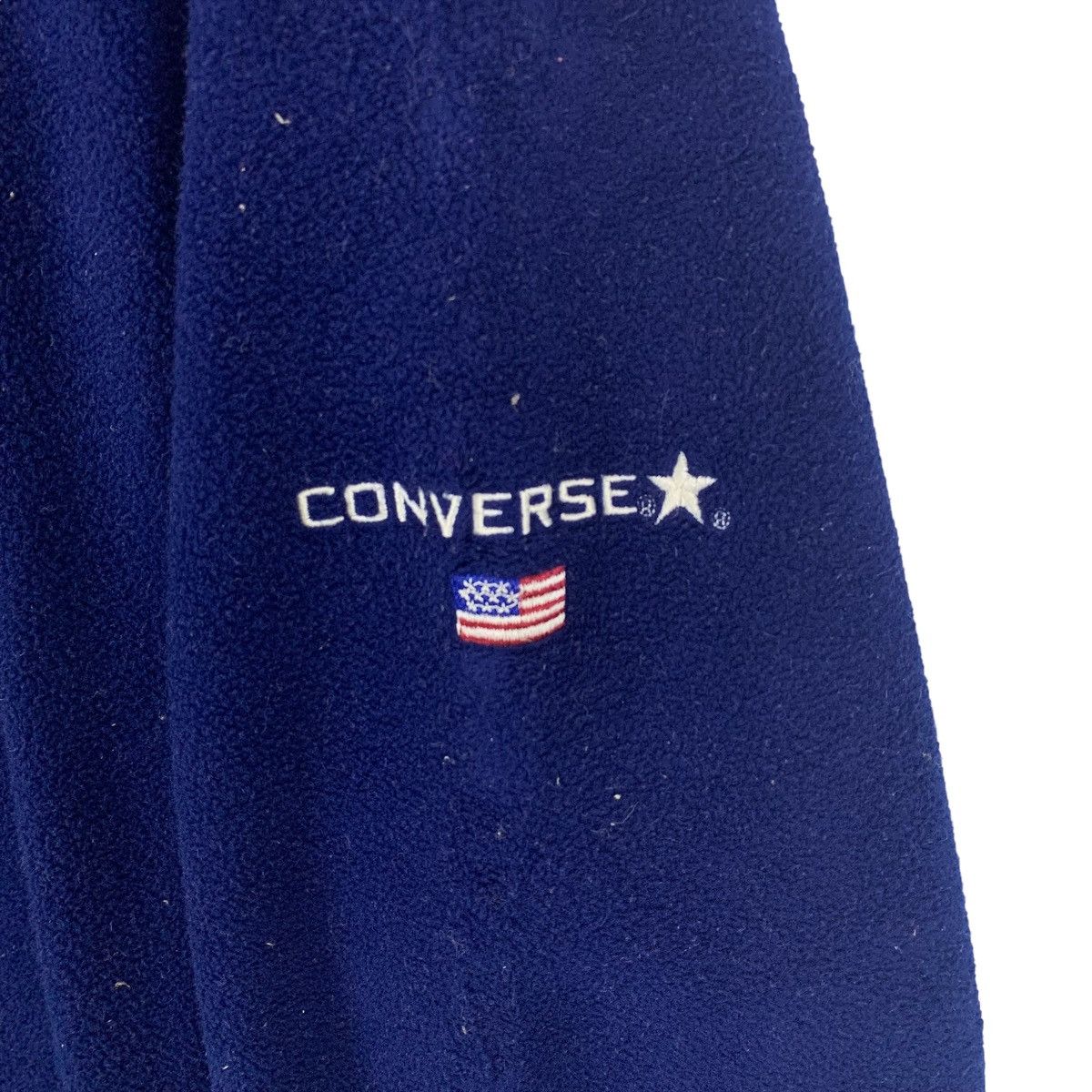 Converse × Vintage CONVERSE All Star Casual Streetwear Fleece Button Pullover Size US L / EU 52-54 / 3 - 7 Thumbnail
