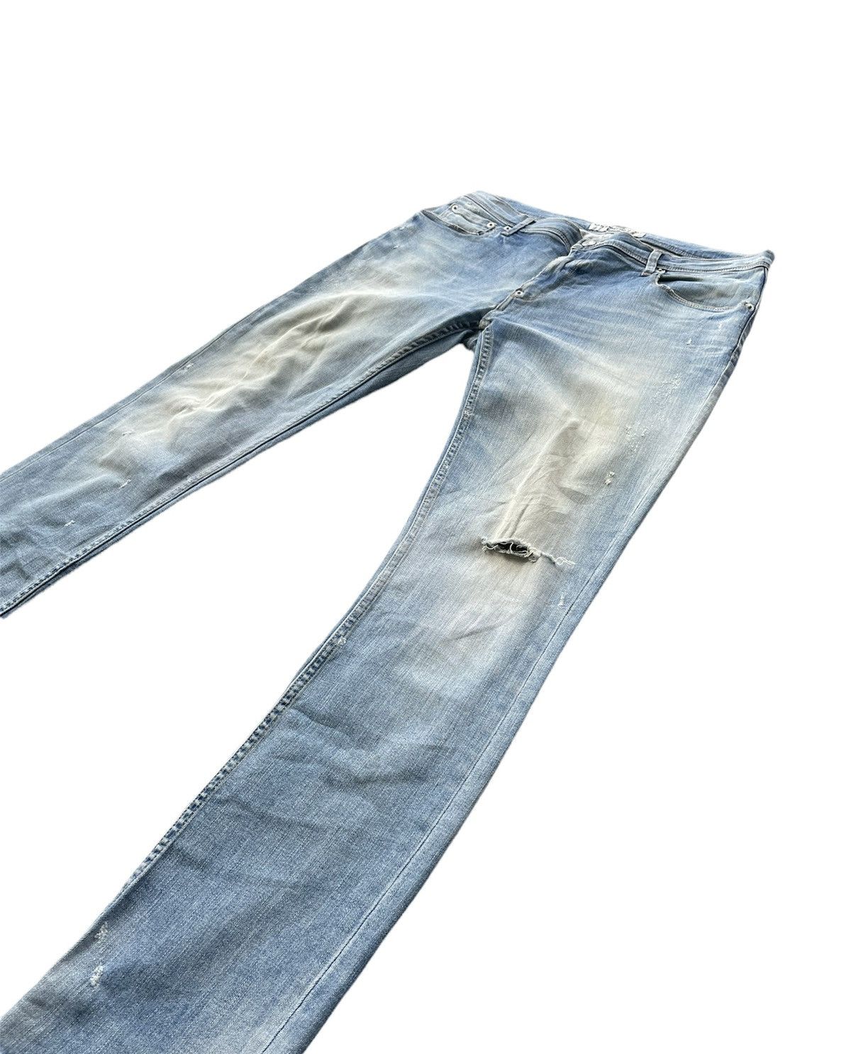 Katharine Hamnett London × Vintage Vintage Katharine Hamnett London Distressed Denim Size US 33 - 4 Thumbnail