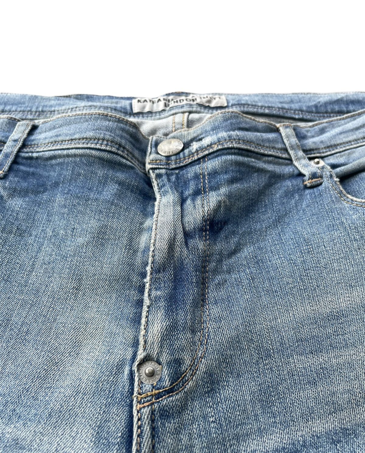 Katharine Hamnett London × Vintage Vintage Katharine Hamnett London Distressed Denim Size US 33 - 9 Thumbnail