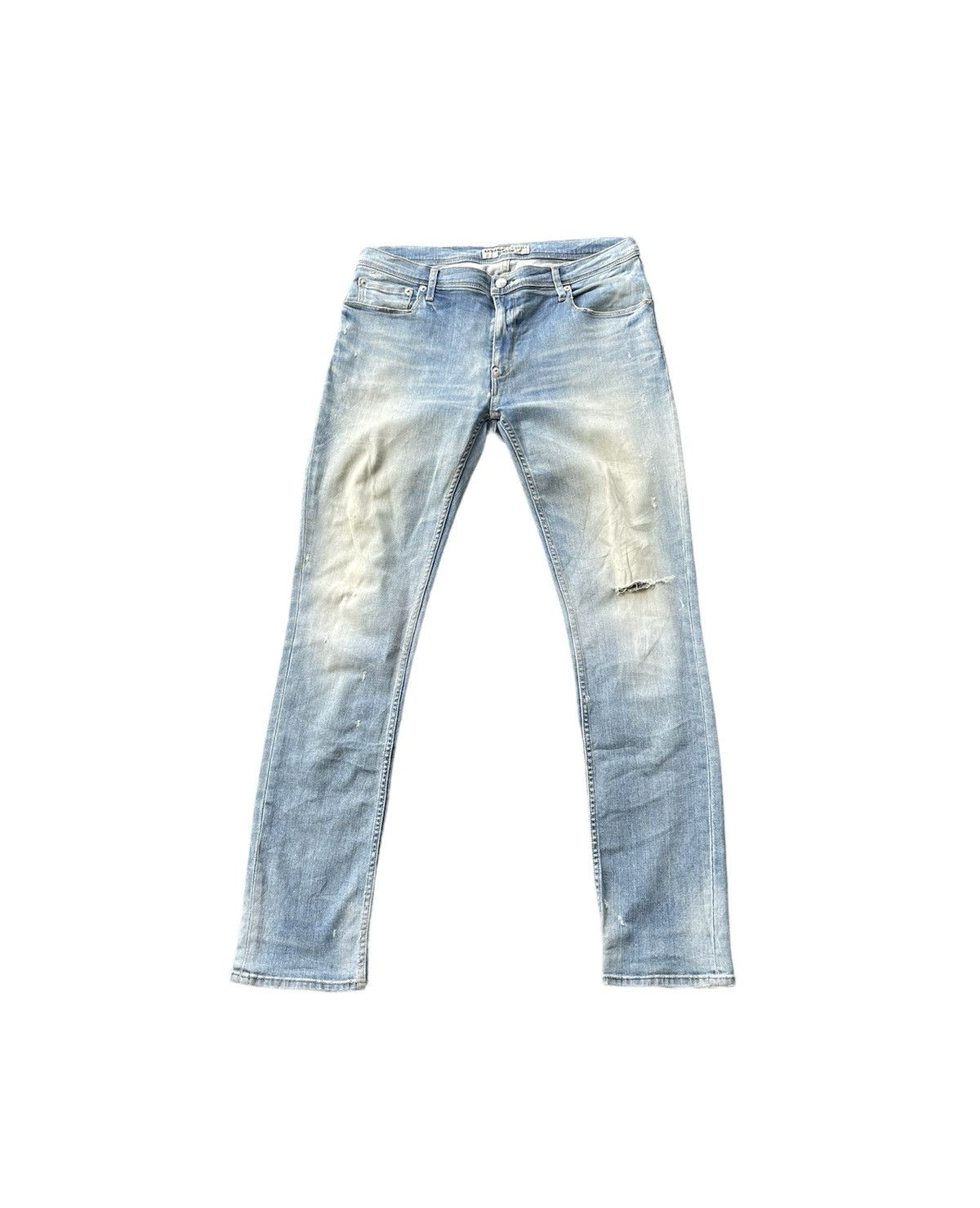 Katharine Hamnett London × Vintage Vintage Katharine Hamnett London Distressed Denim Size US 33 - 3 Thumbnail