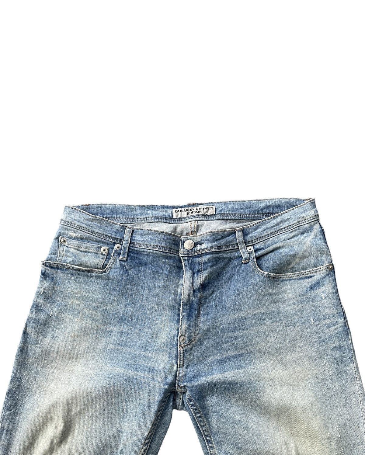 Katharine Hamnett London × Vintage Vintage Katharine Hamnett London Distressed Denim Size US 33 - 10 Thumbnail