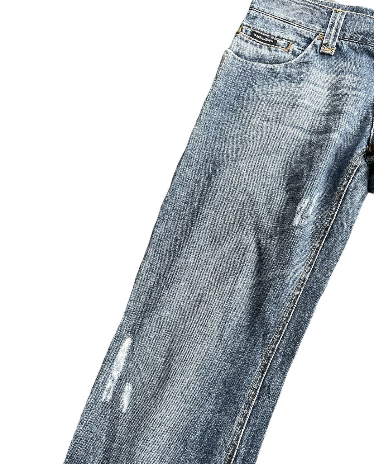 Dolce & Gabbana Vintage D&G Aging Distresed Denim Size US 33 - 6 Thumbnail