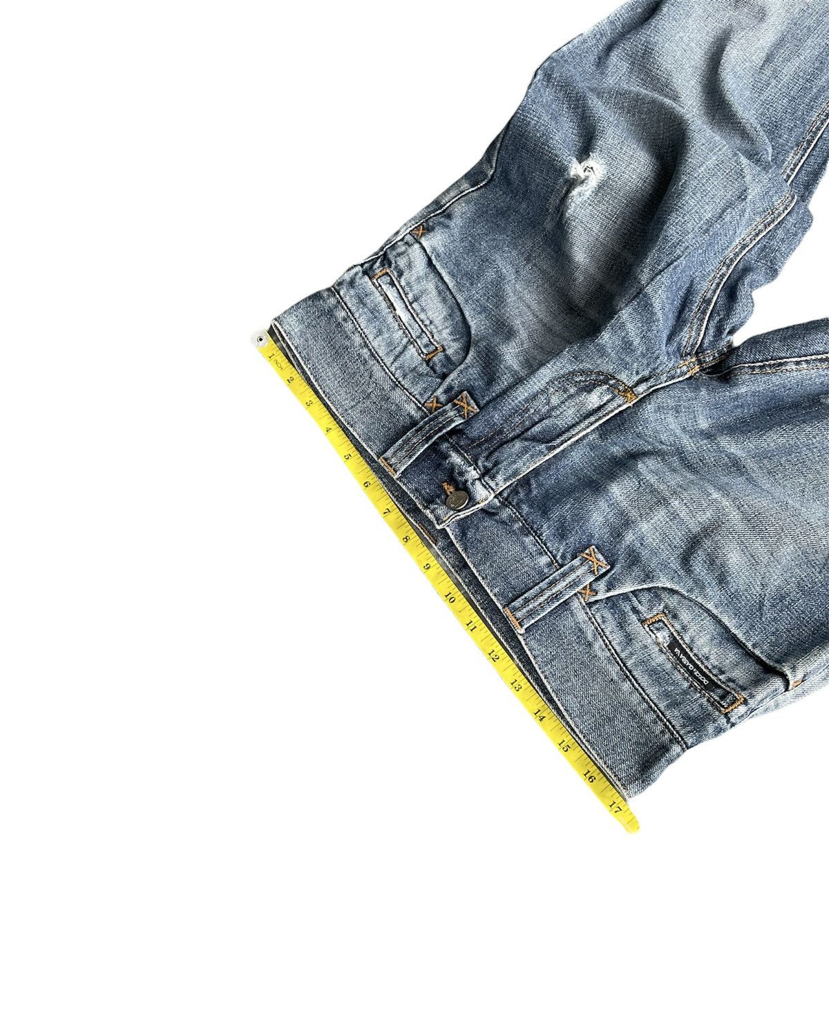 Dolce & Gabbana Vintage D&G Aging Distresed Denim Size US 33 - 2 Thumbnail