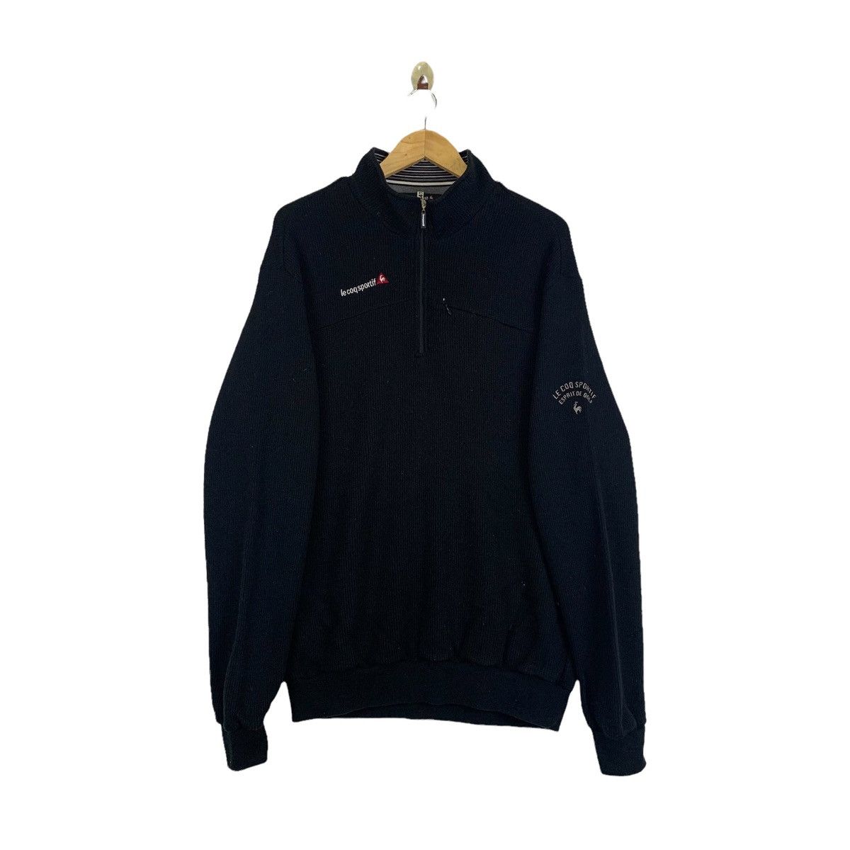 【le coq sportif】 ★ Half Zip Up Sweatshirt ★ Loose Fit Men's Sweatshirts – Le Coq Sportif
