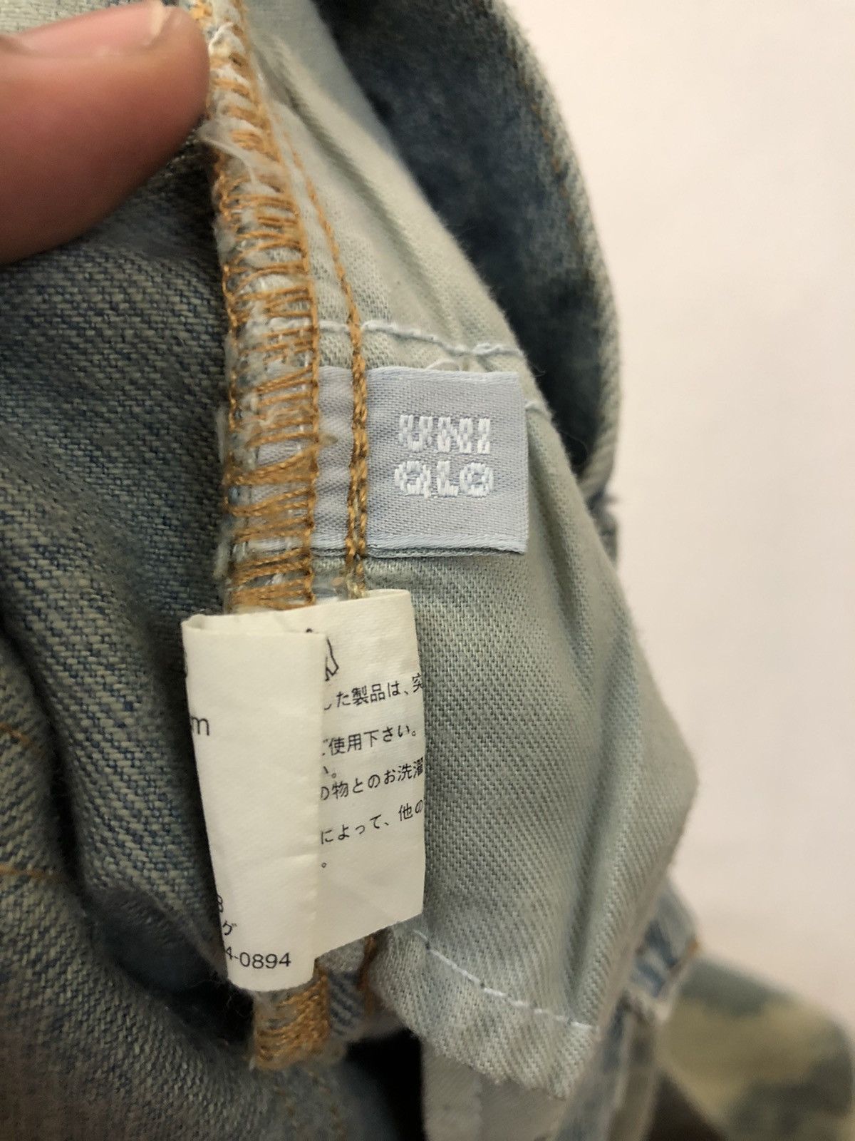 If Six Was Nine 🇯🇵 Japanese Brand Bleach Jeans Custom Made Size US 26 / EU 42 - 12 Thumbnail
